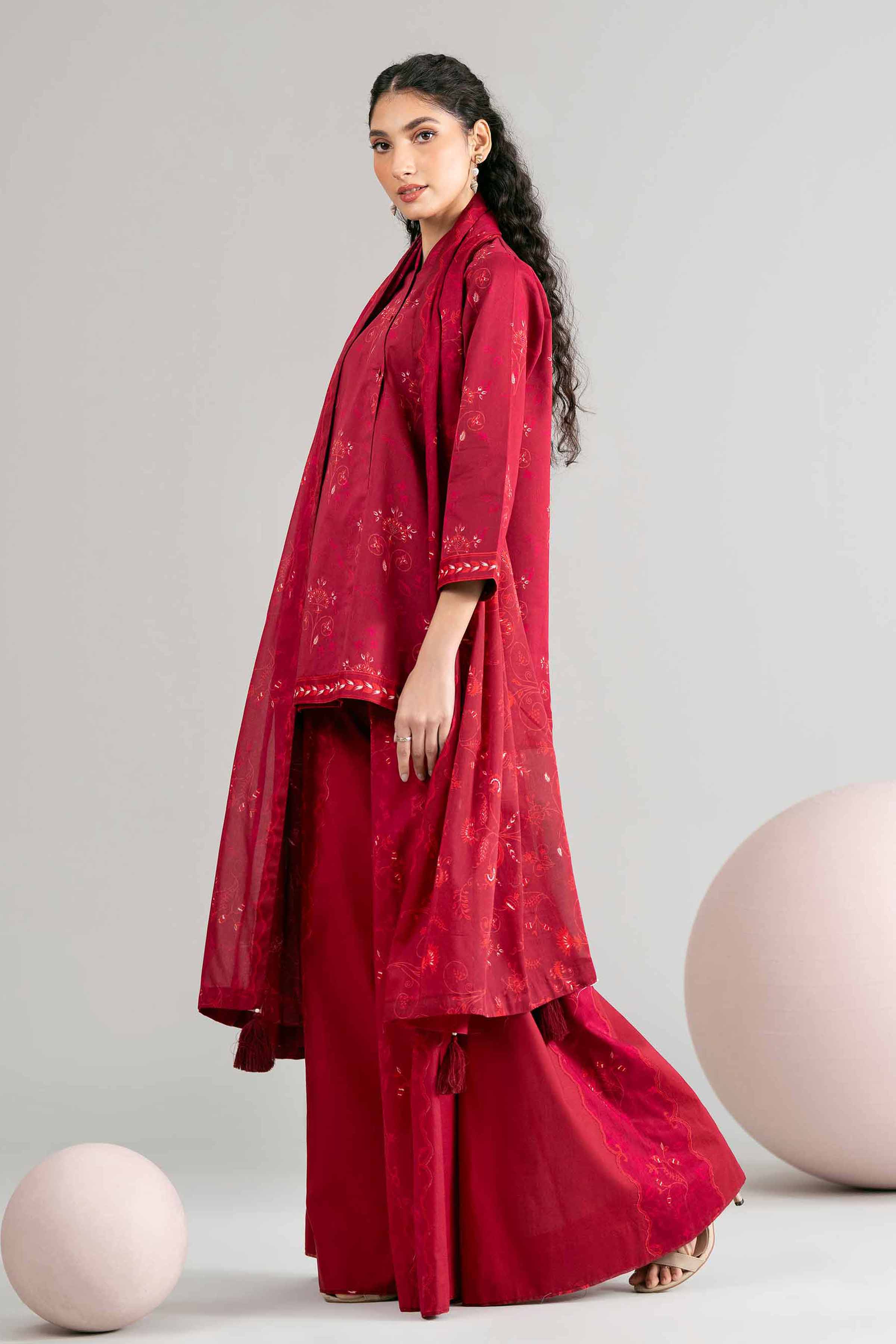 3 Piece - Printed Loose Fabric - 42602431