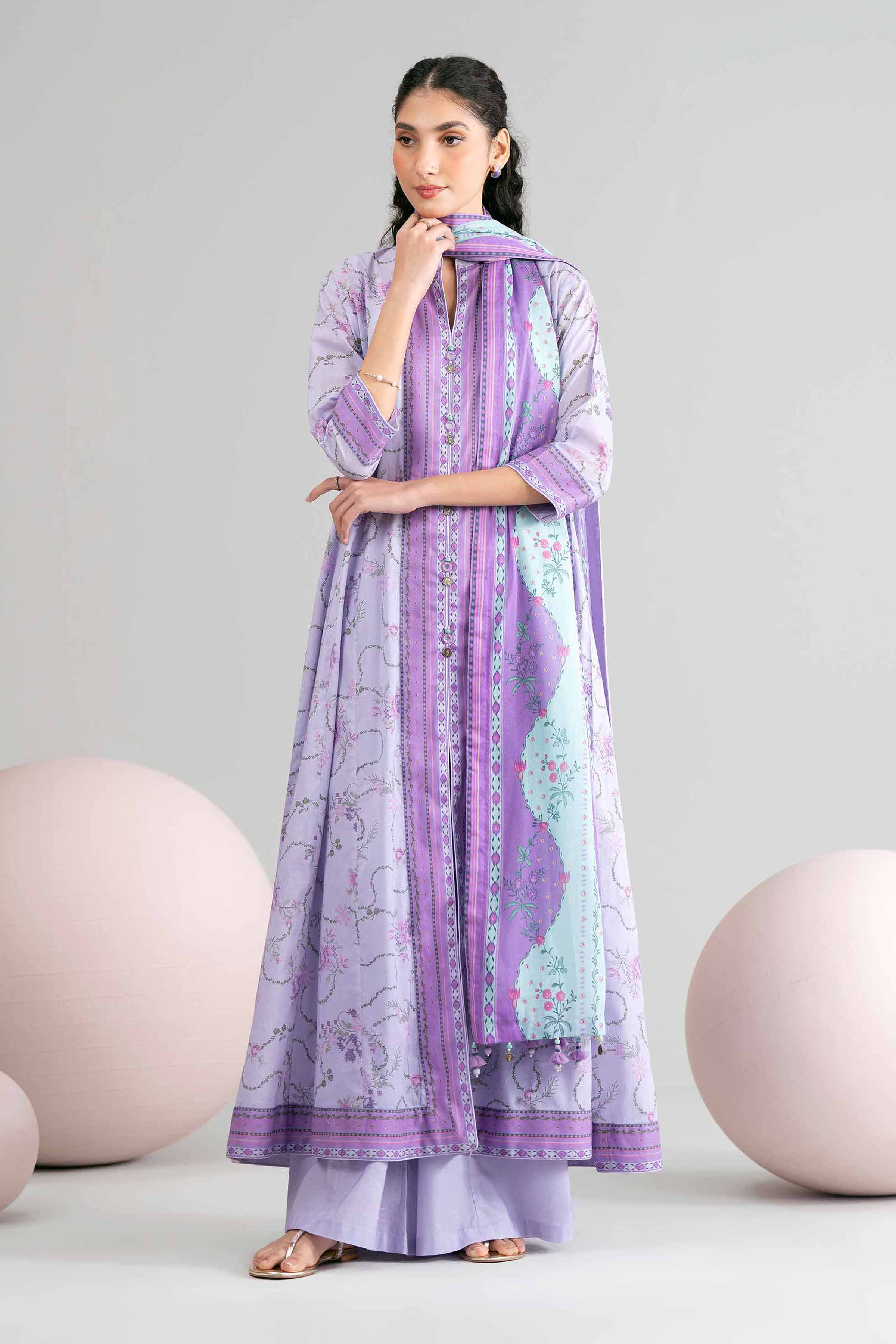 3 Piece - Printed Loose Fabric - 42602438