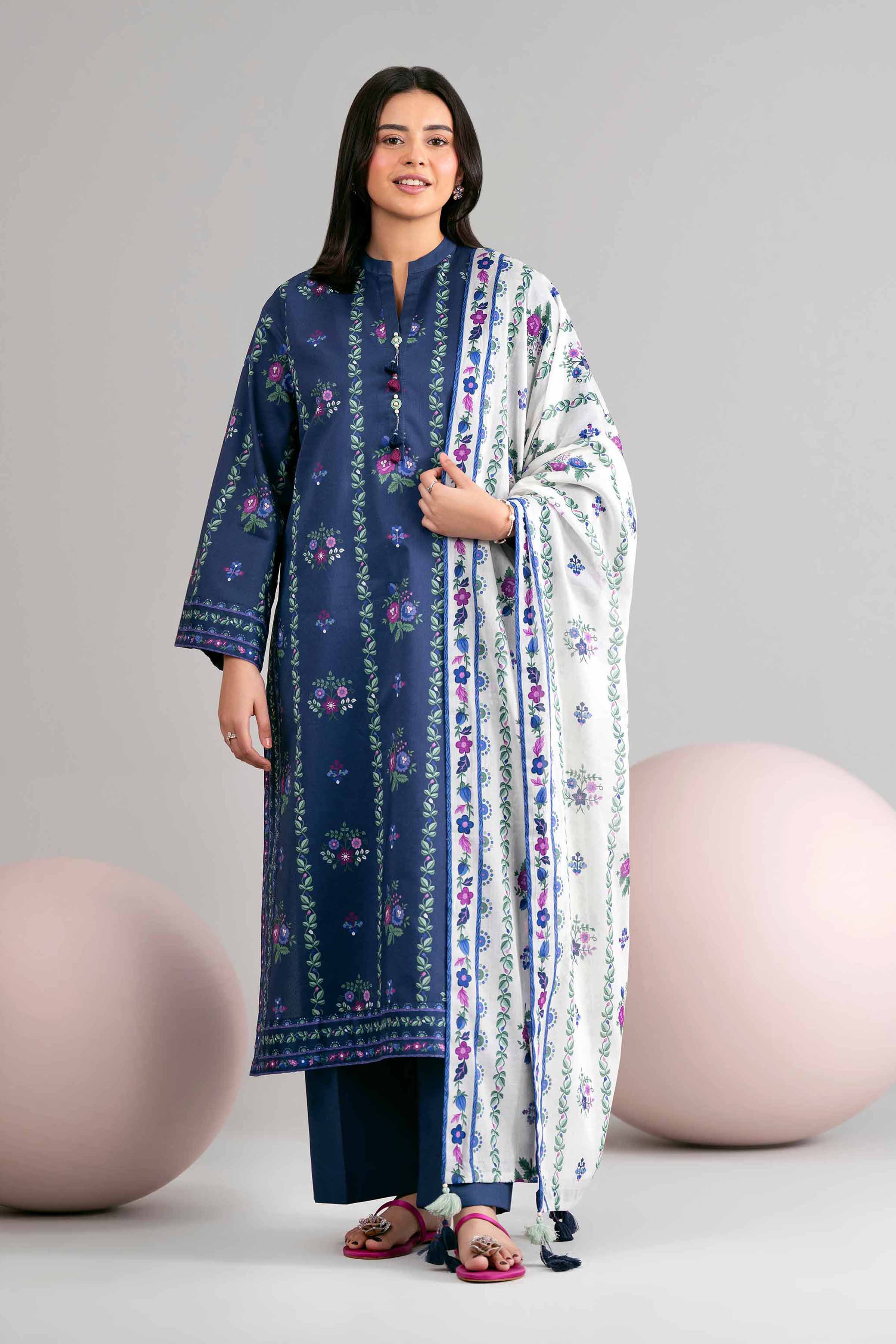 3 Piece - Printed Loose Fabric - 42602445
