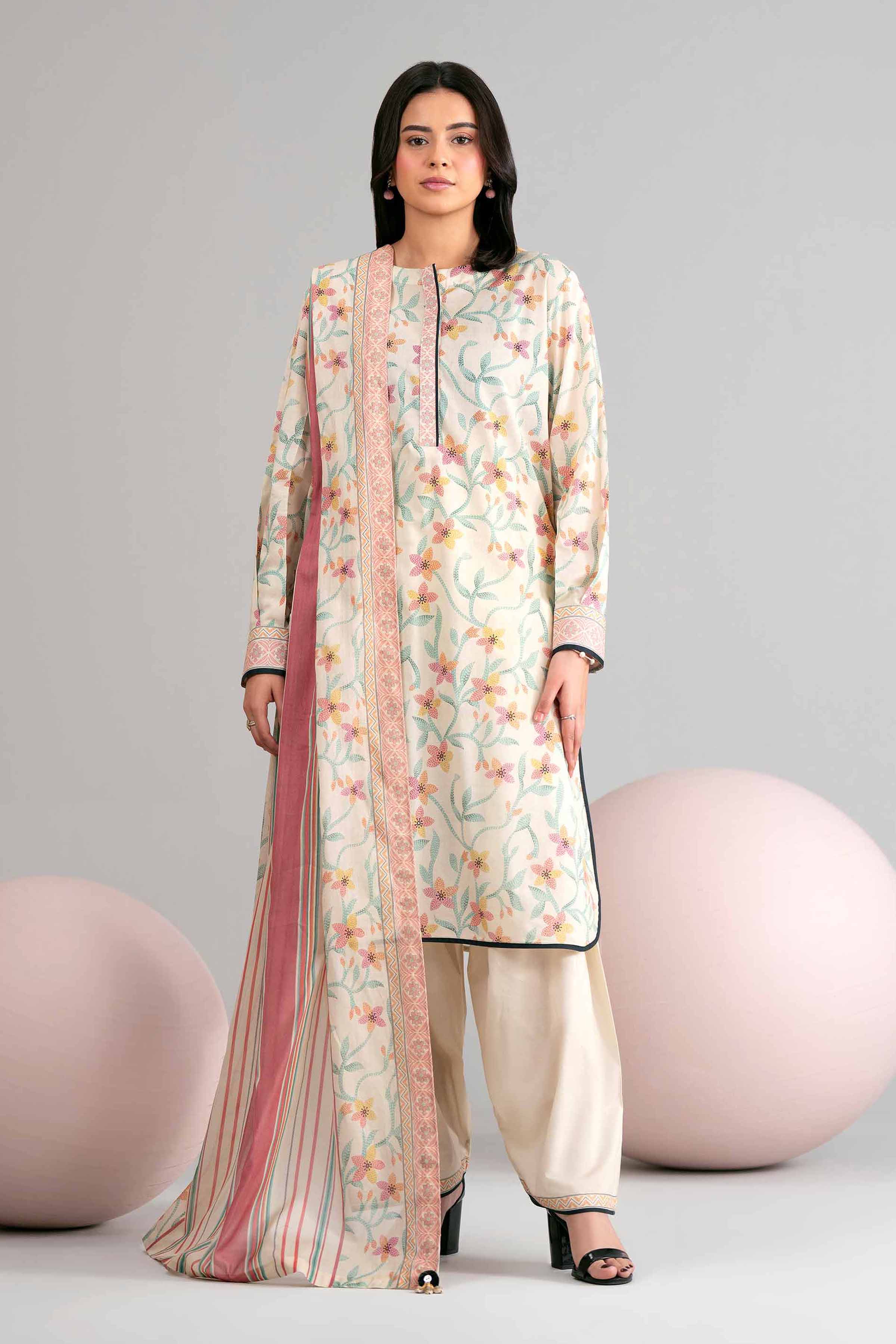 3 Piece - Printed Loose Fabric - 42602449