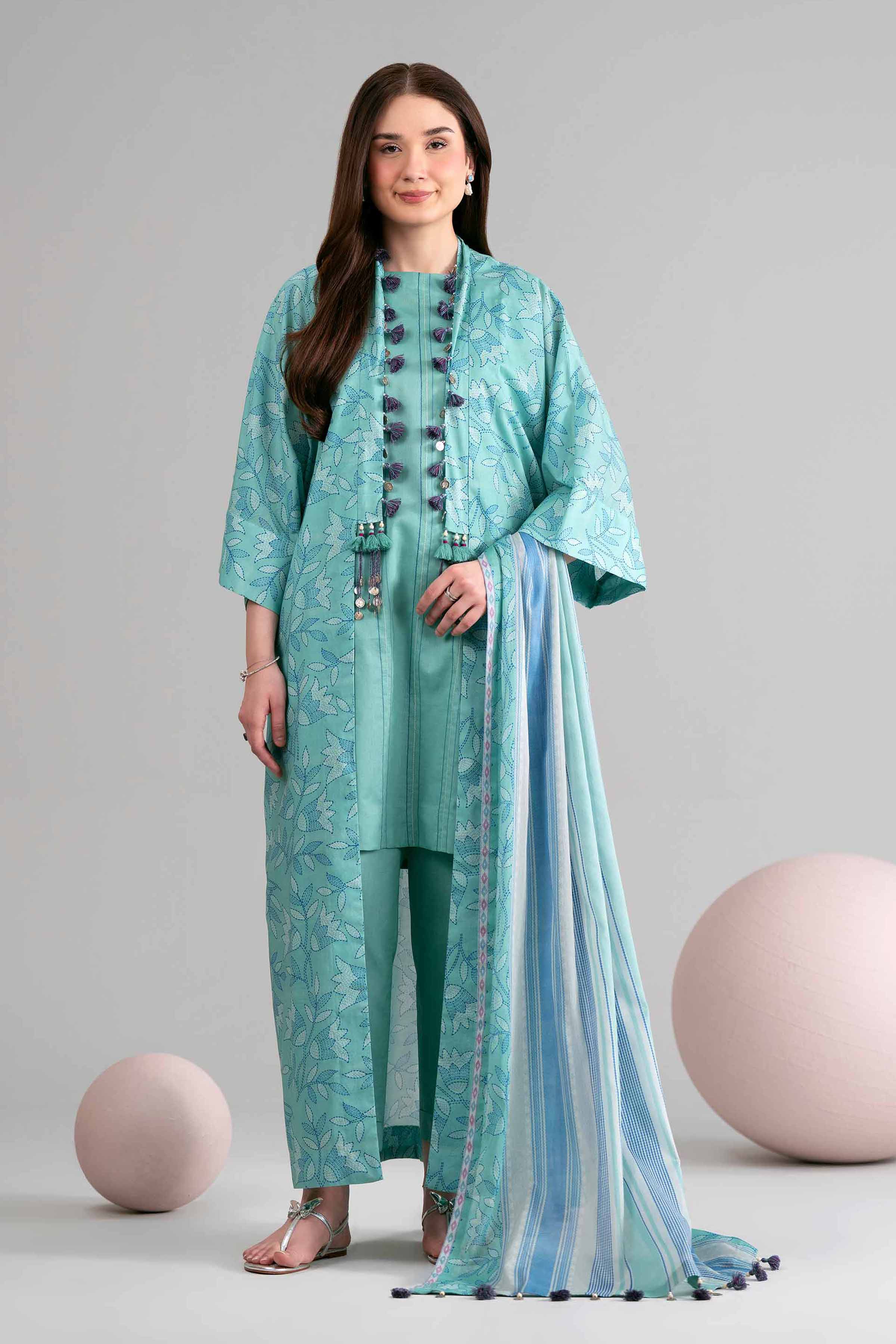 3 Piece - Printed Loose Fabric - 42602450