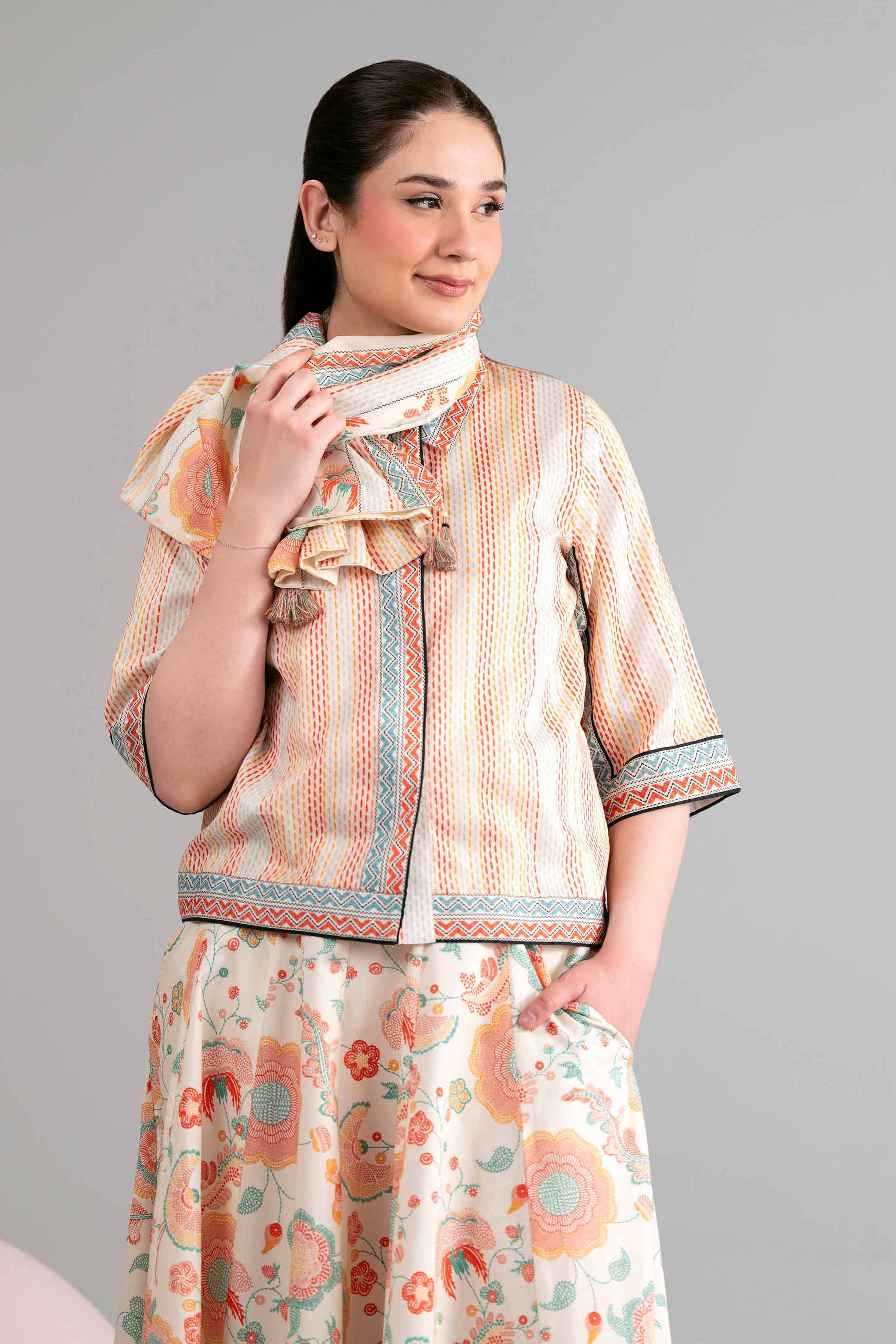 3 Piece - Printed Loose Fabric - 42602451
