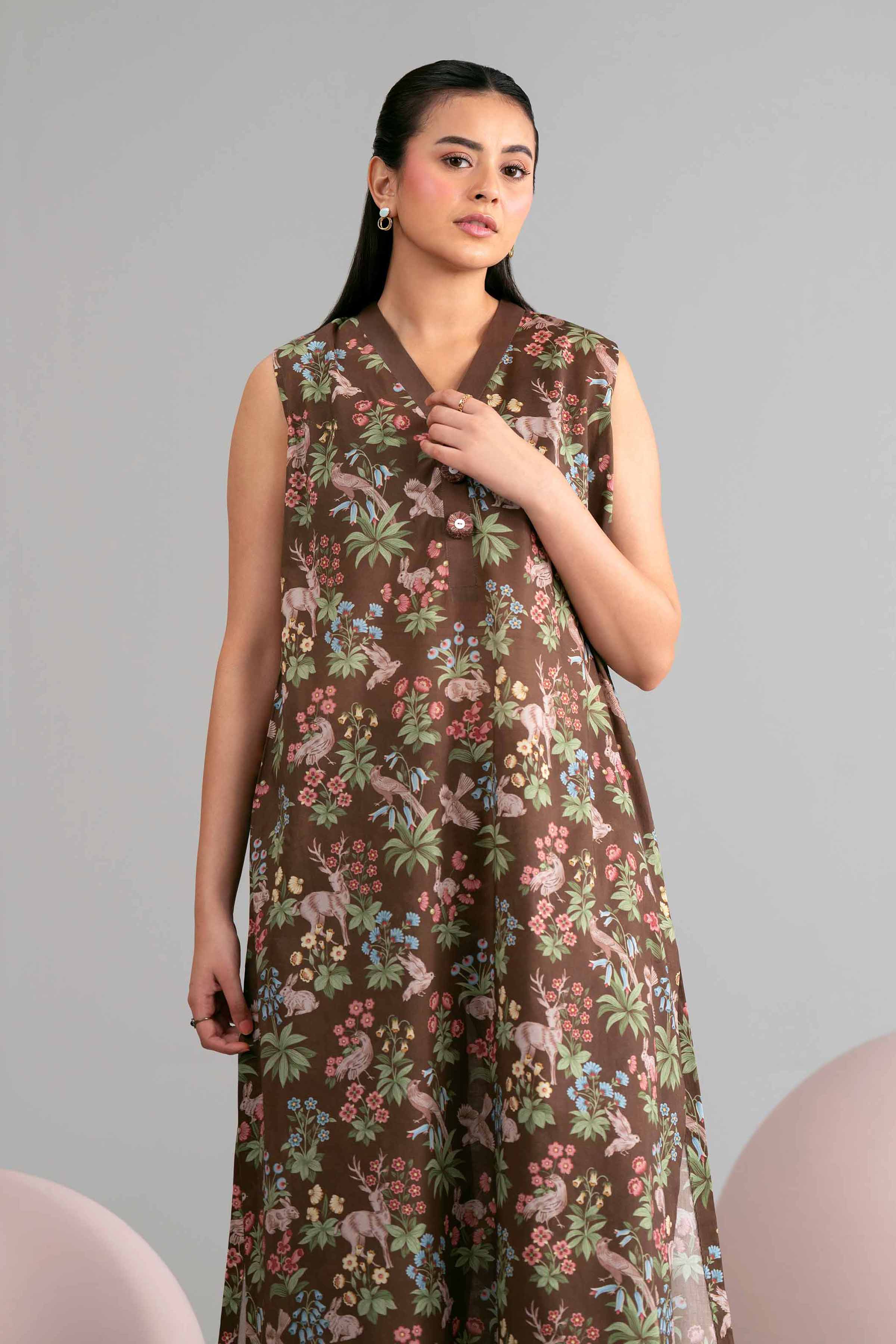 1 Piece - Printed Loose Fabric - 42602468