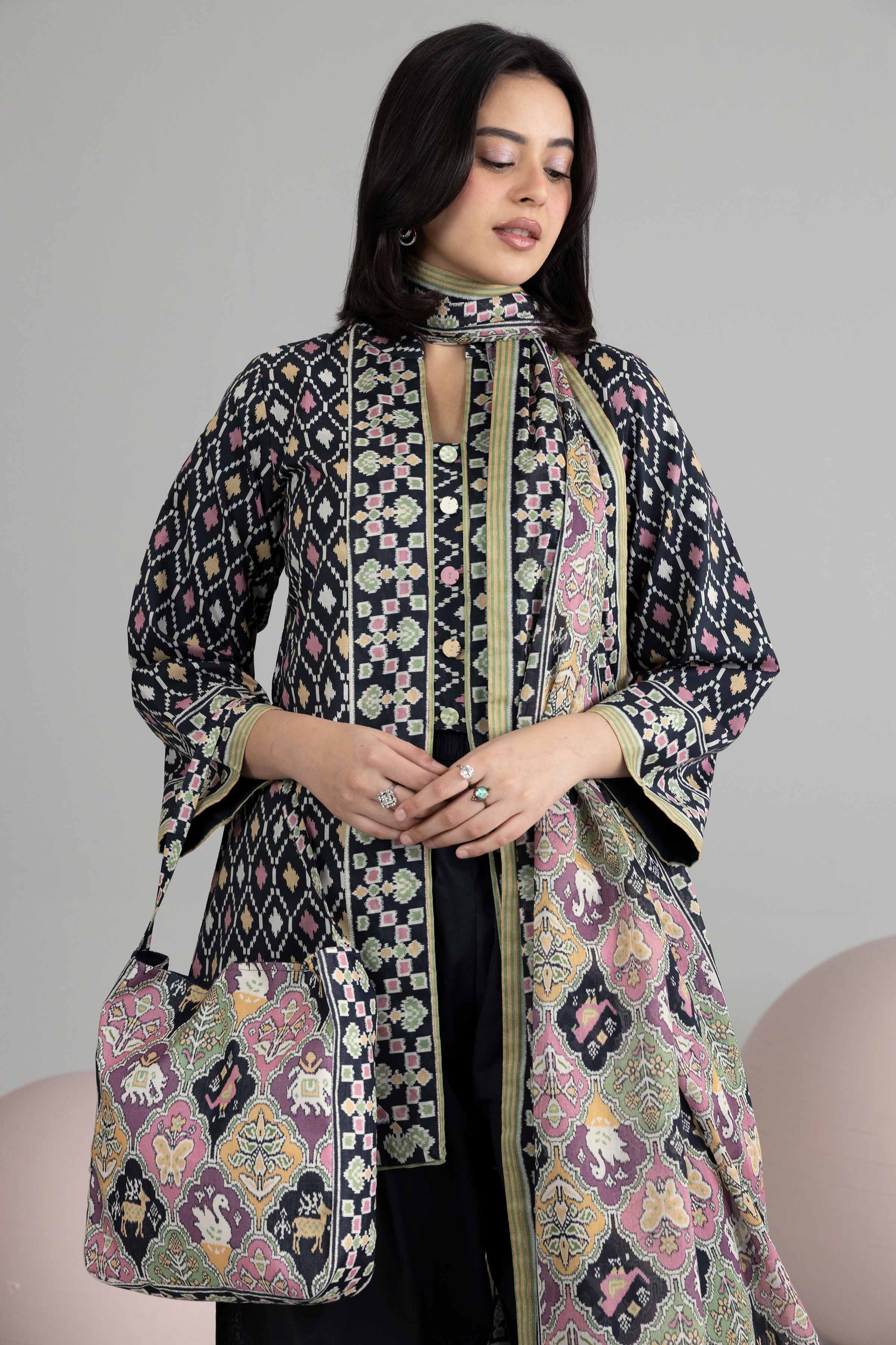 3 Piece - Printed Loose Fabric - 42602536