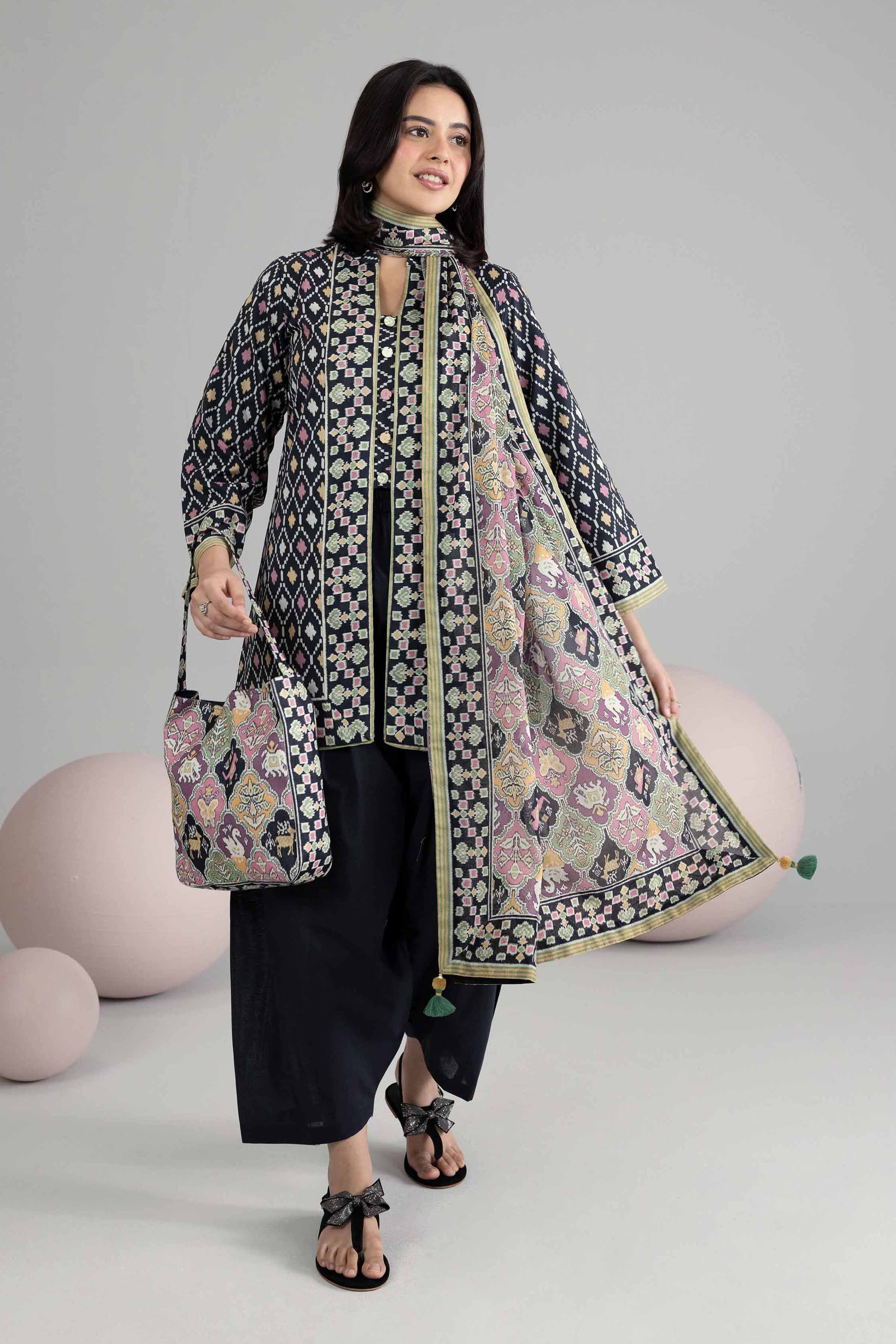 3 Piece - Printed Loose Fabric - 42602536