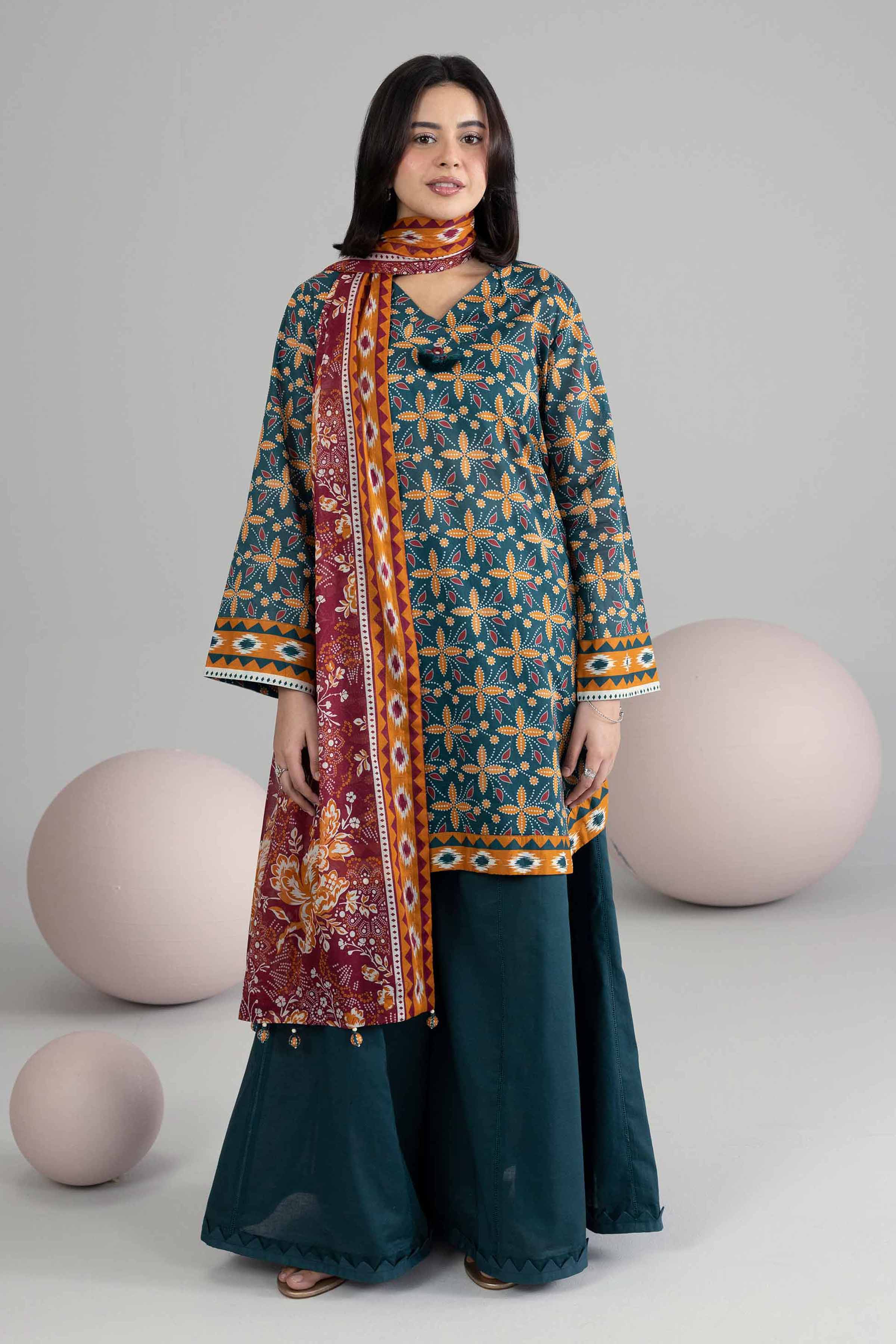 3 Piece - Printed Loose Fabric - 42602538