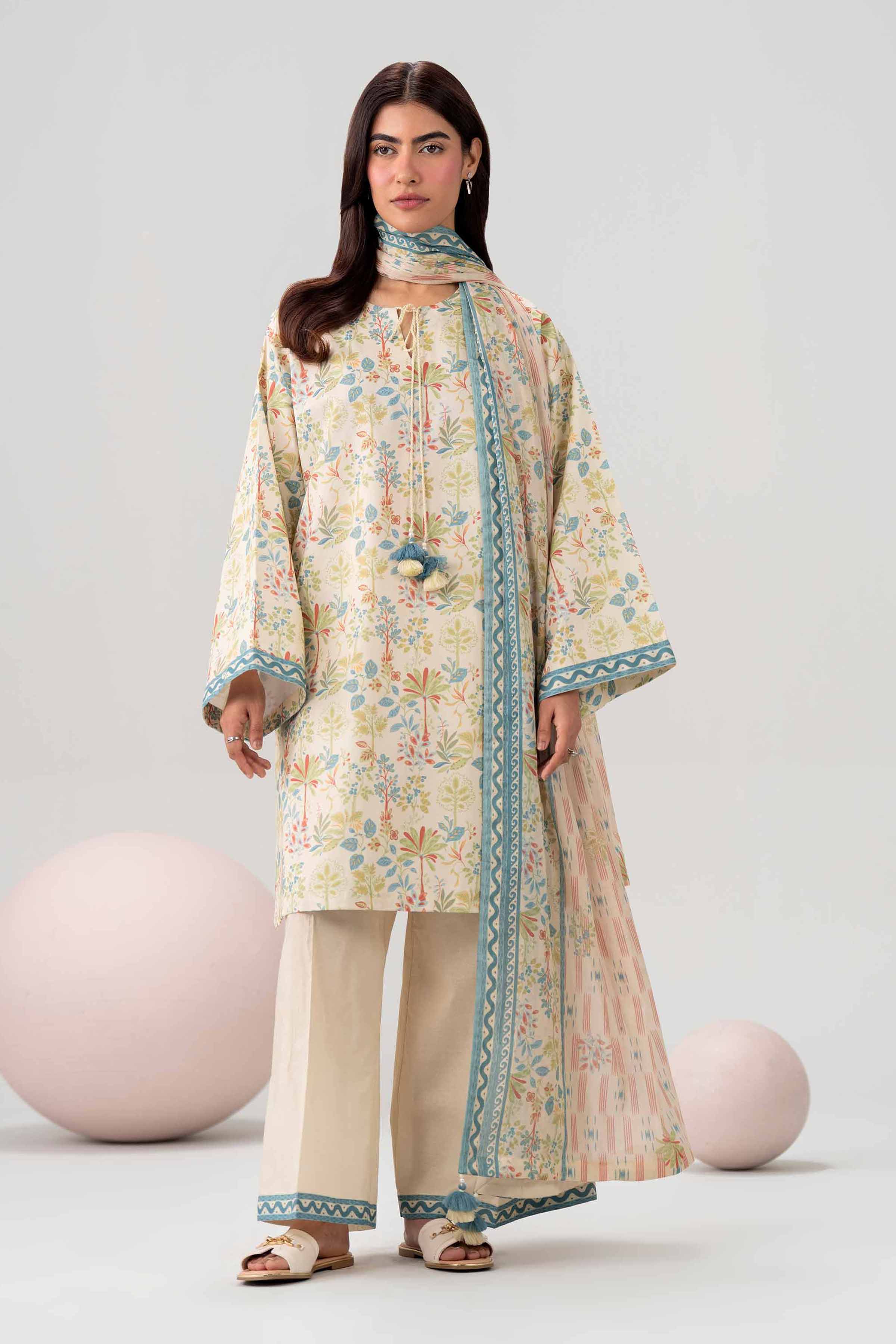 3 Piece - Printed Loose Fabric - 42602569