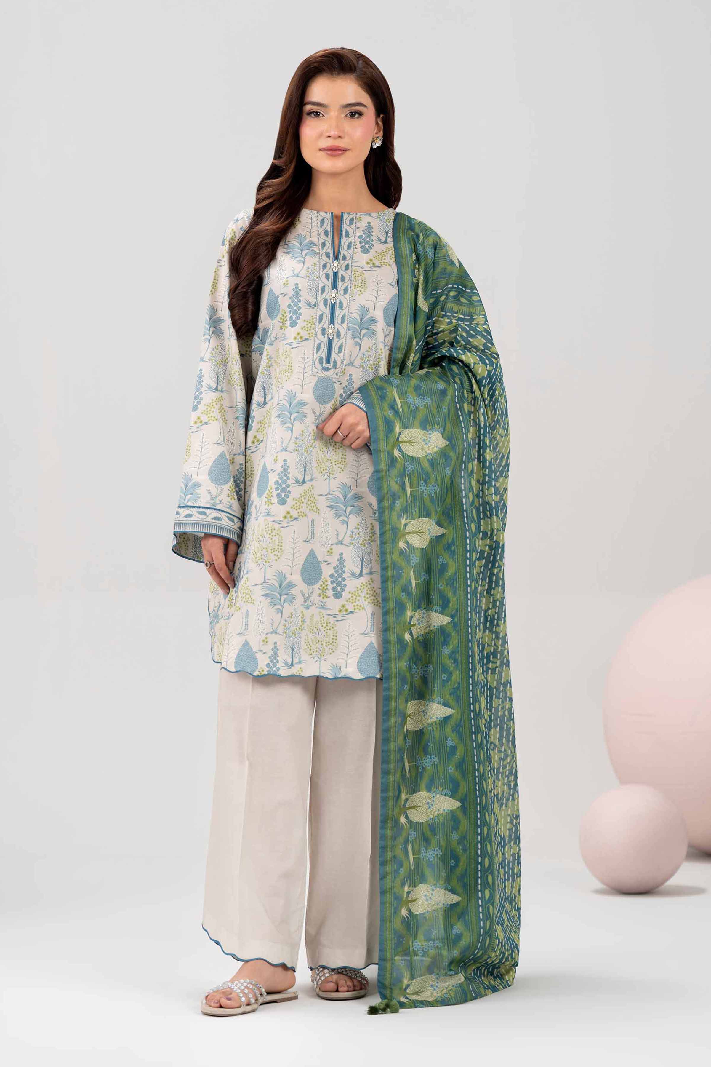 3 Piece - Printed Loose Fabric - 42602570