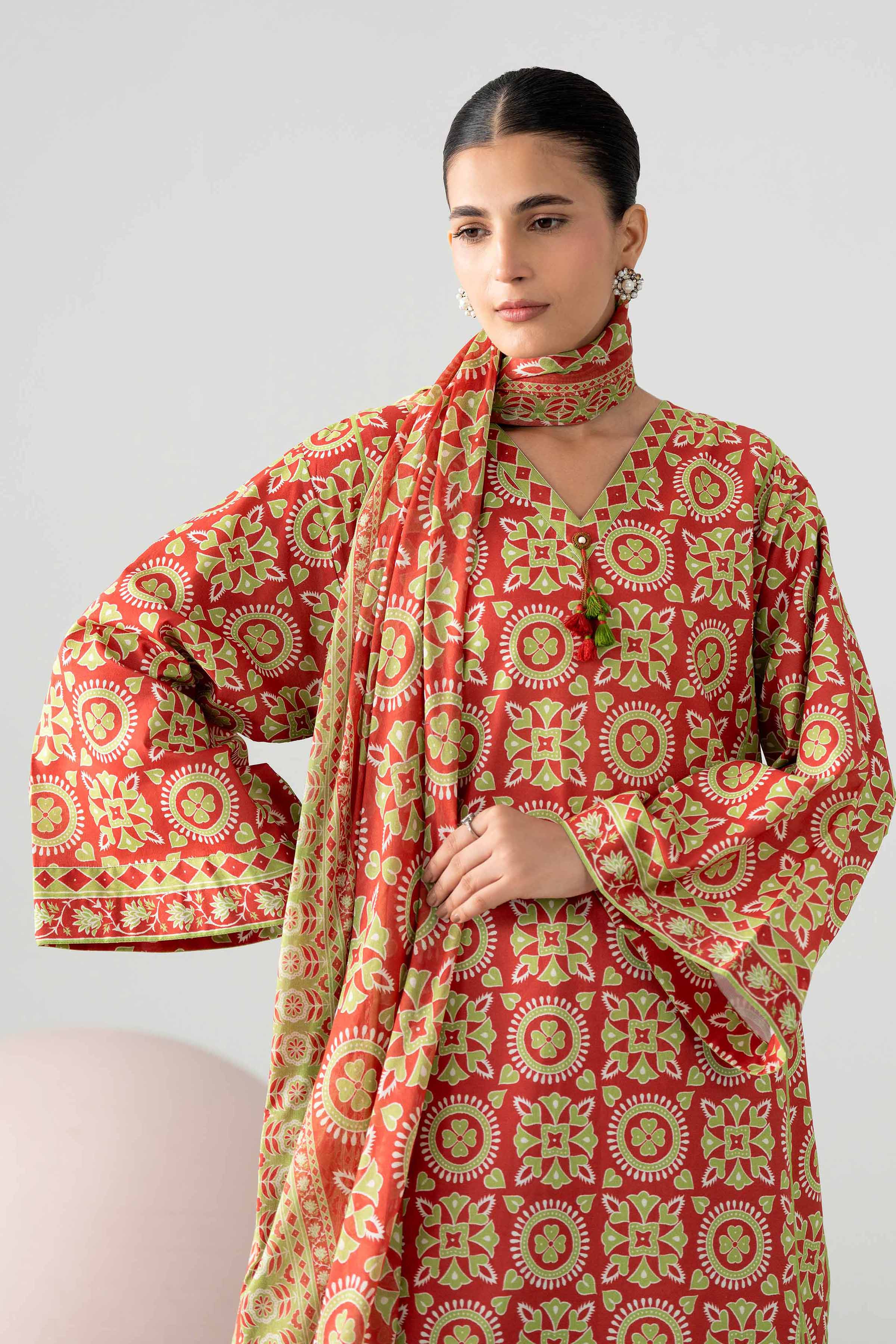 3 Piece - Printed Loose Fabric - 42602574