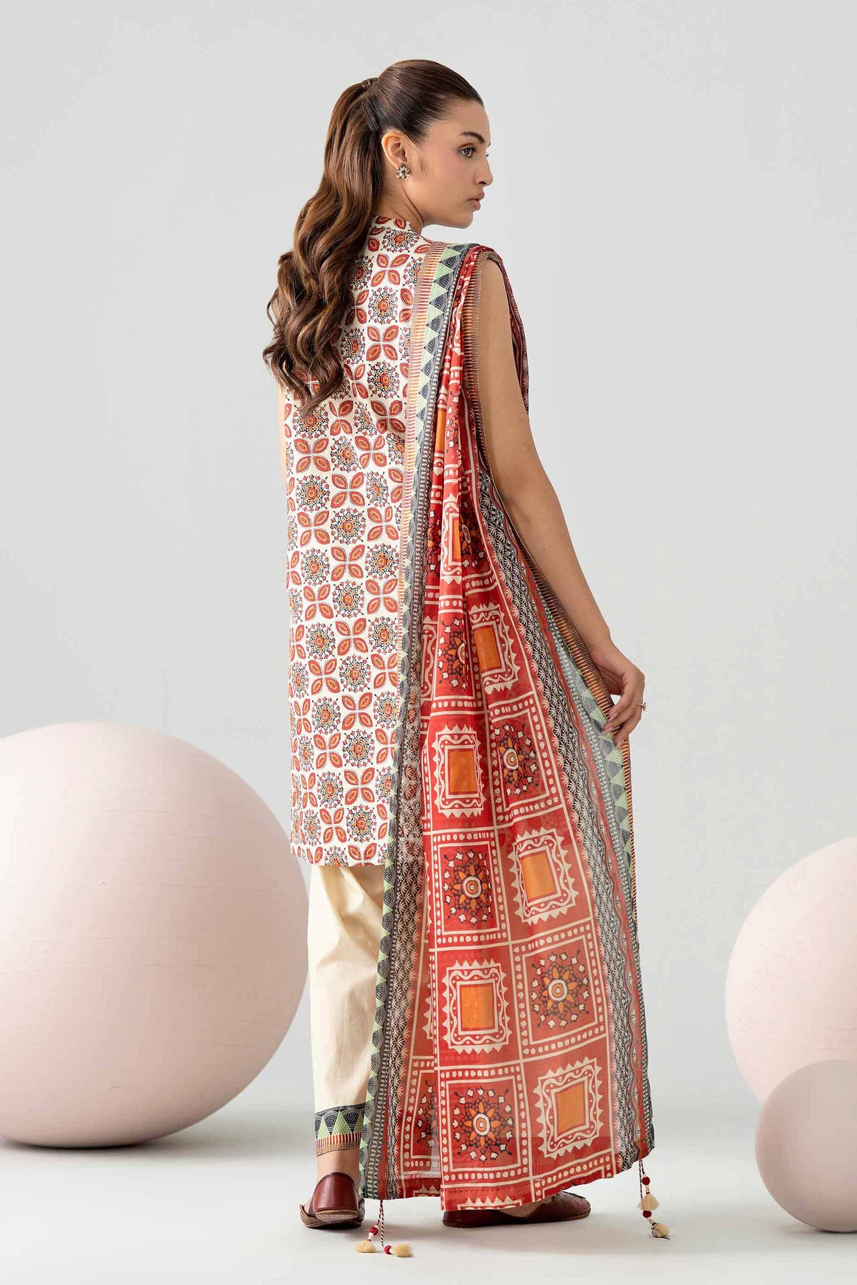 3 Piece - Printed Loose Fabric - 42602576