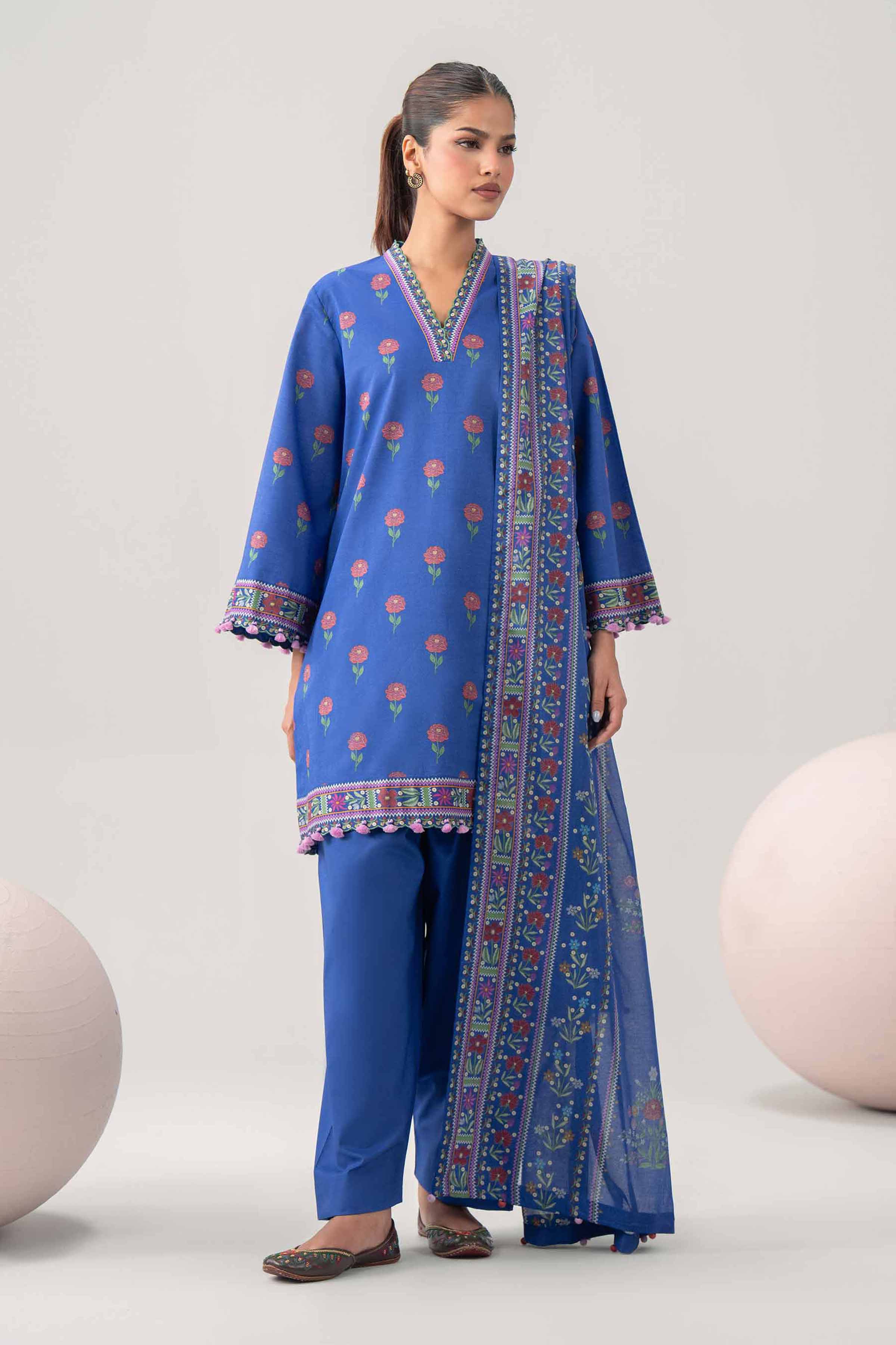 3 Piece - Printed Loose Fabric - 42602582