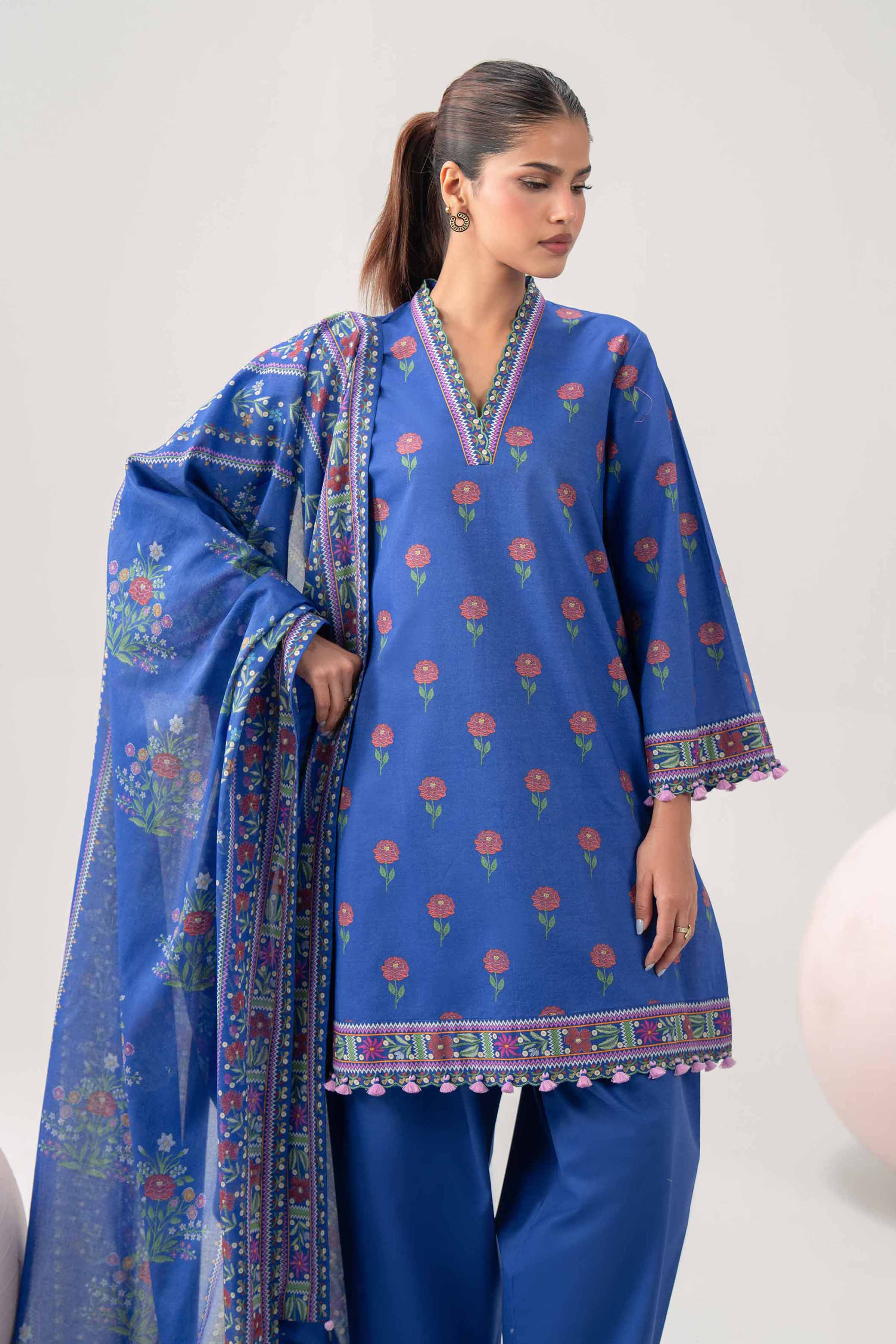 3 Piece - Printed Loose Fabric - 42602582