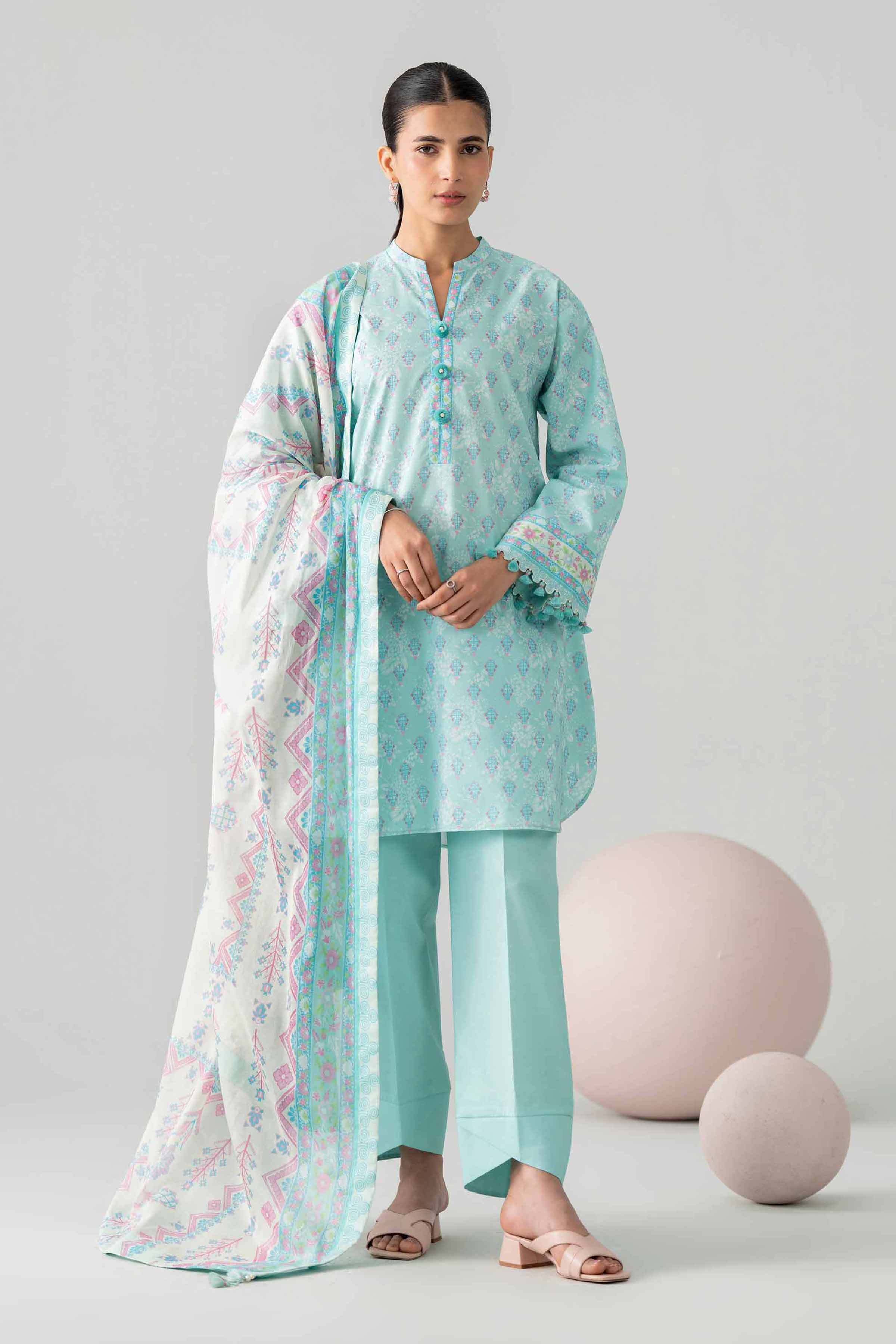 3 Piece - Printed Loose Fabric - 42602587