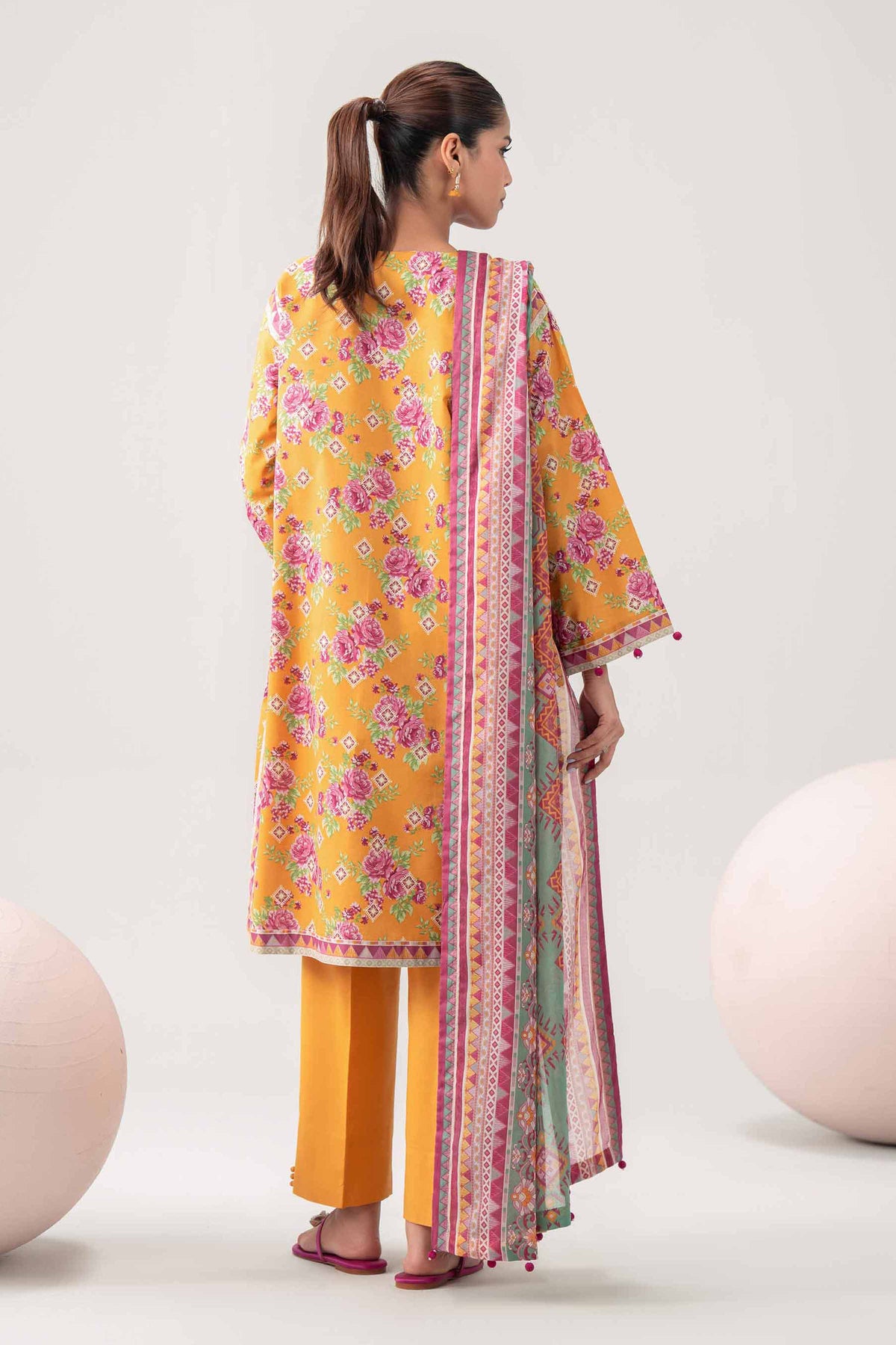 3 Piece - Printed Loose Fabric - 42602588