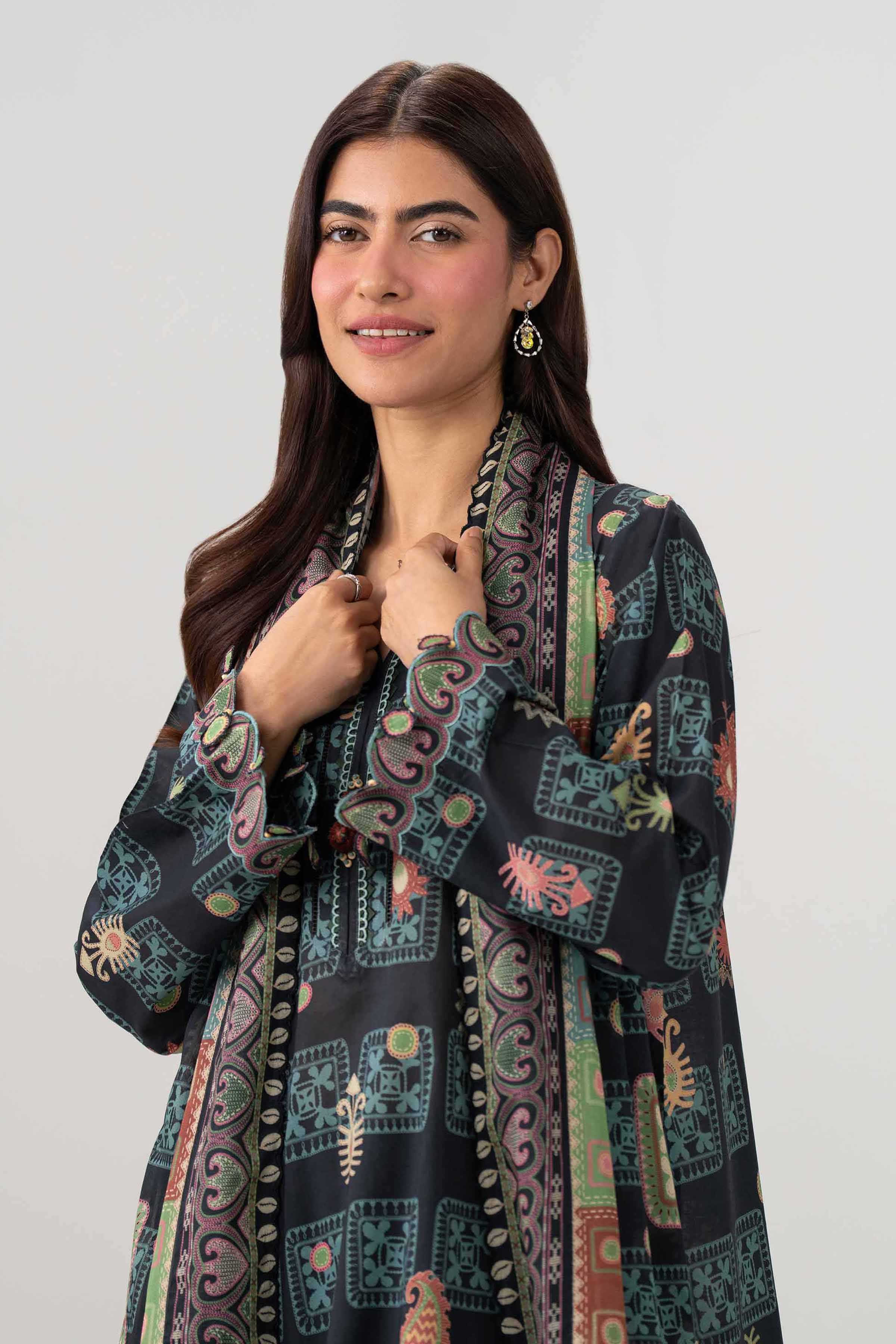 3 Piece - Printed Loose Fabric - 42602595
