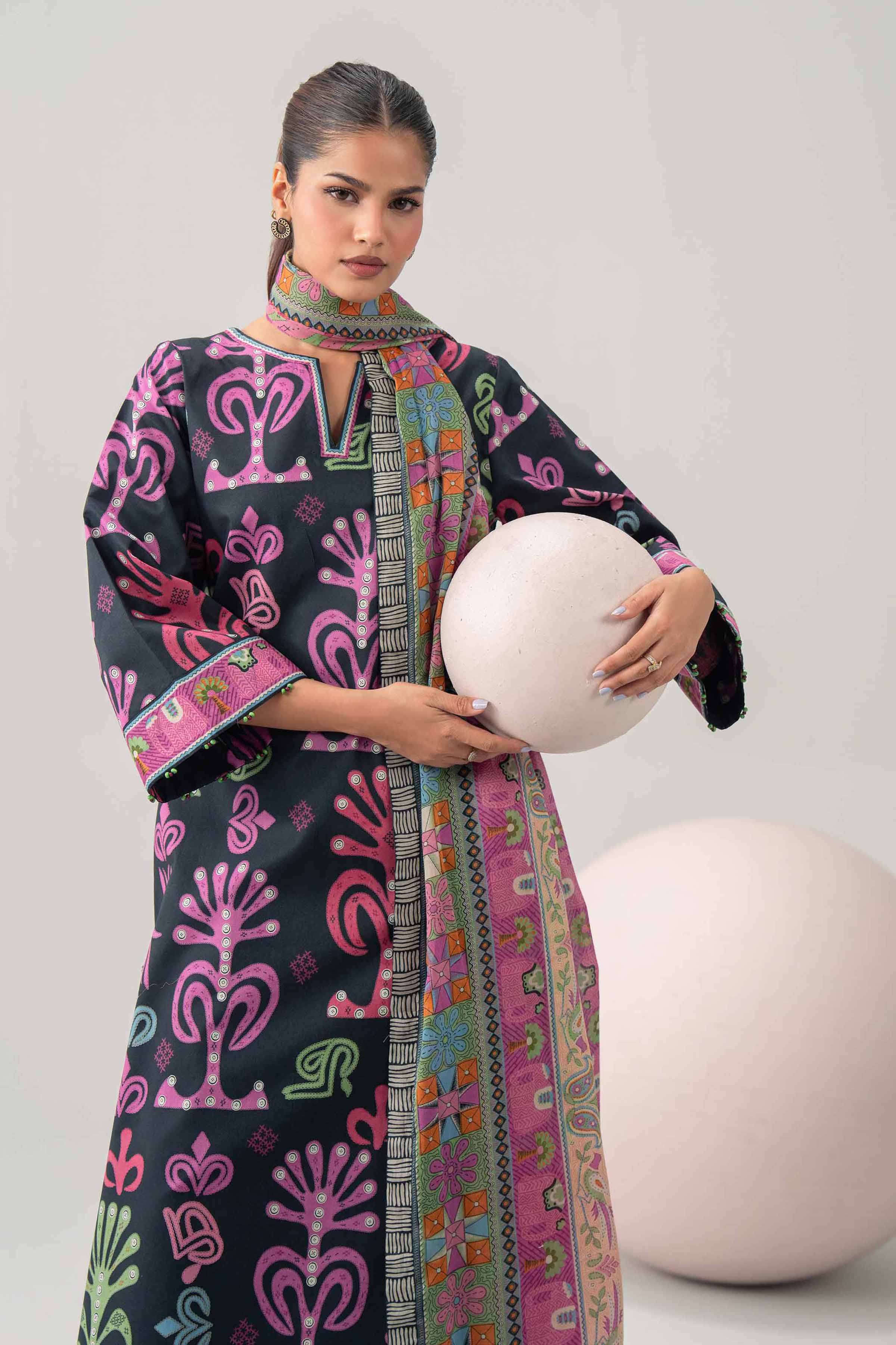 3 Piece - Printed Loose Fabric - 42602596