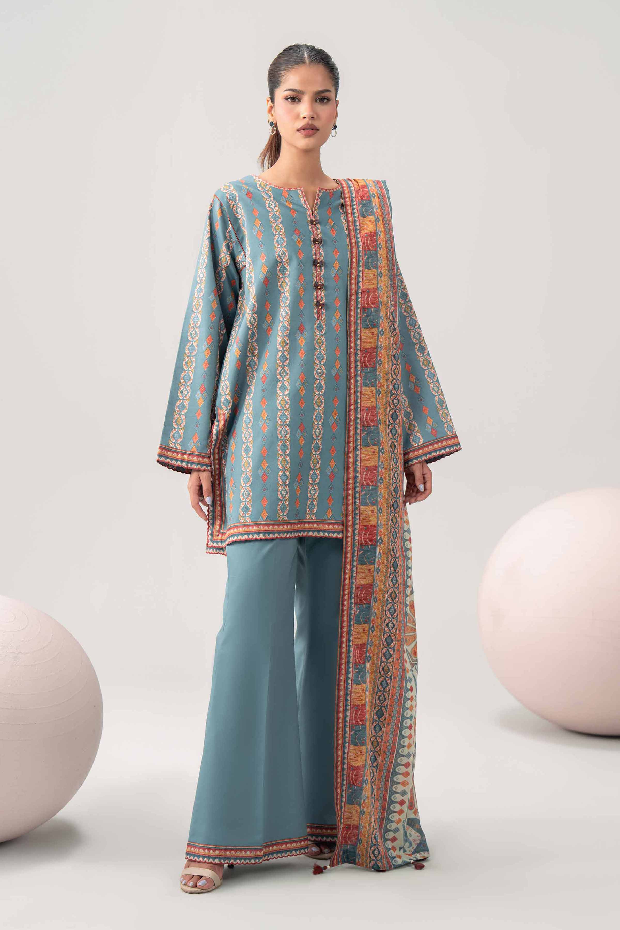 3 Piece - Printed Loose Fabric - 42602598