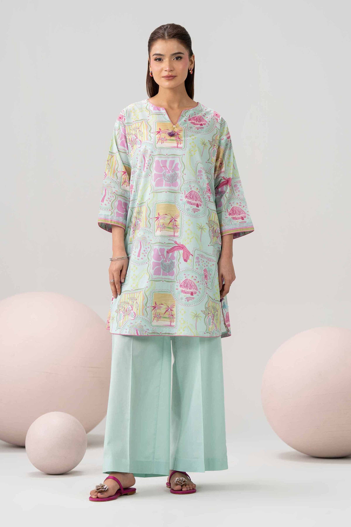 1 Piece - Printed Loose Fabric - 42602606