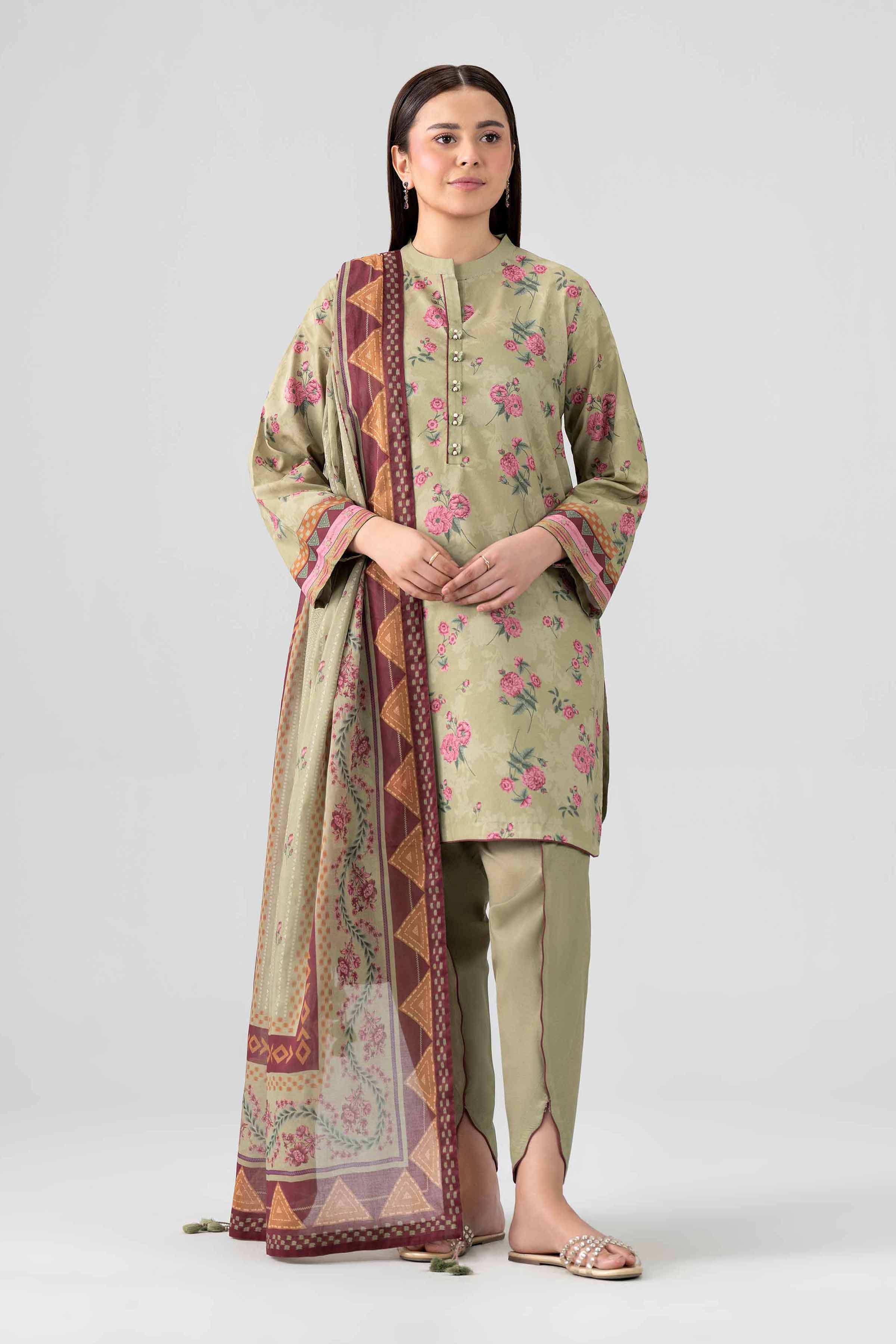 3 Piece - Printed Loose Fabric - 42602609