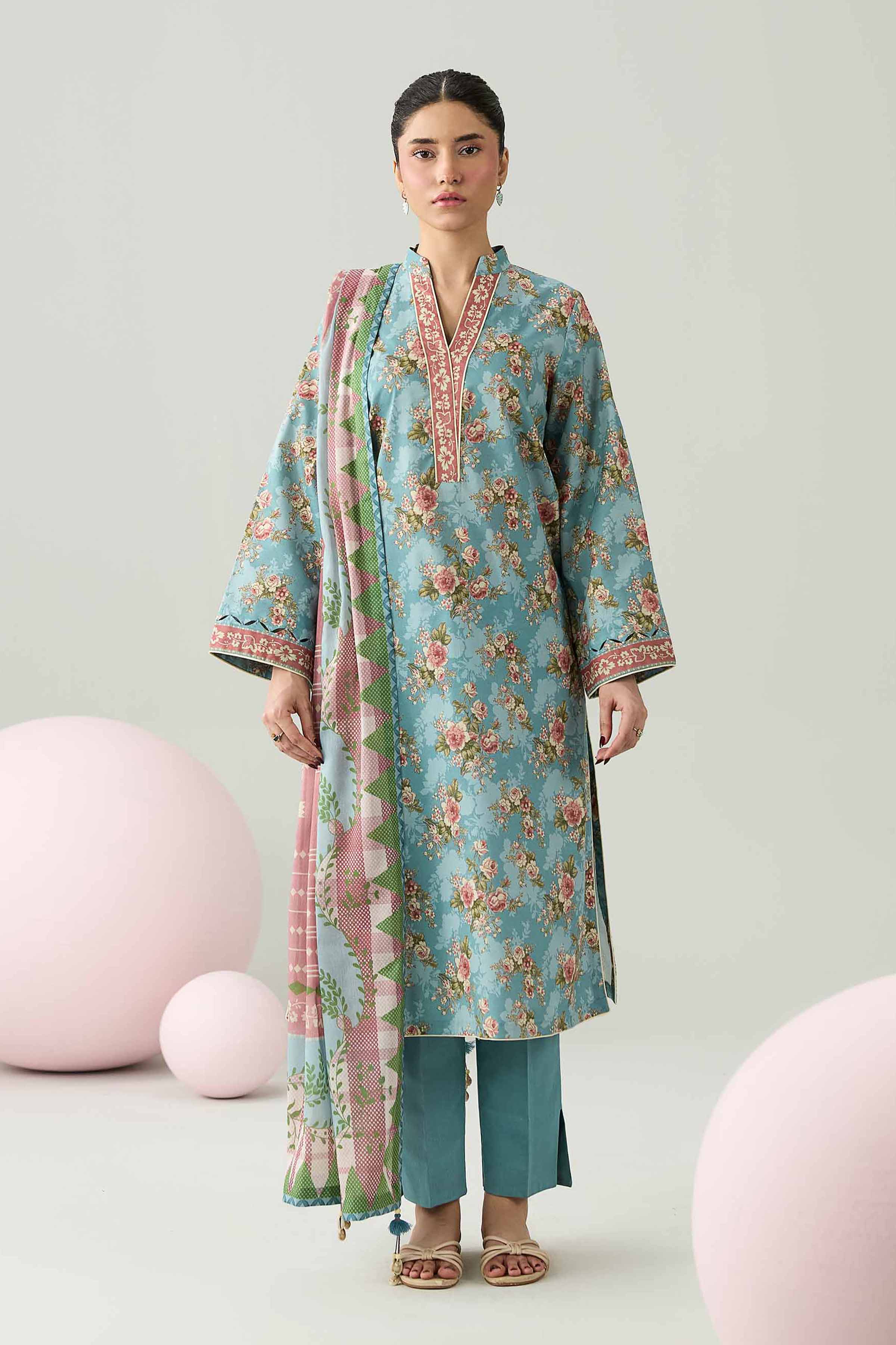 3 Piece - Printed Loose Fabric - 42602613