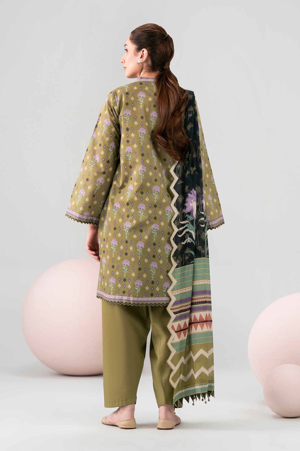 3 Piece - Printed Loose Fabric - 42602614