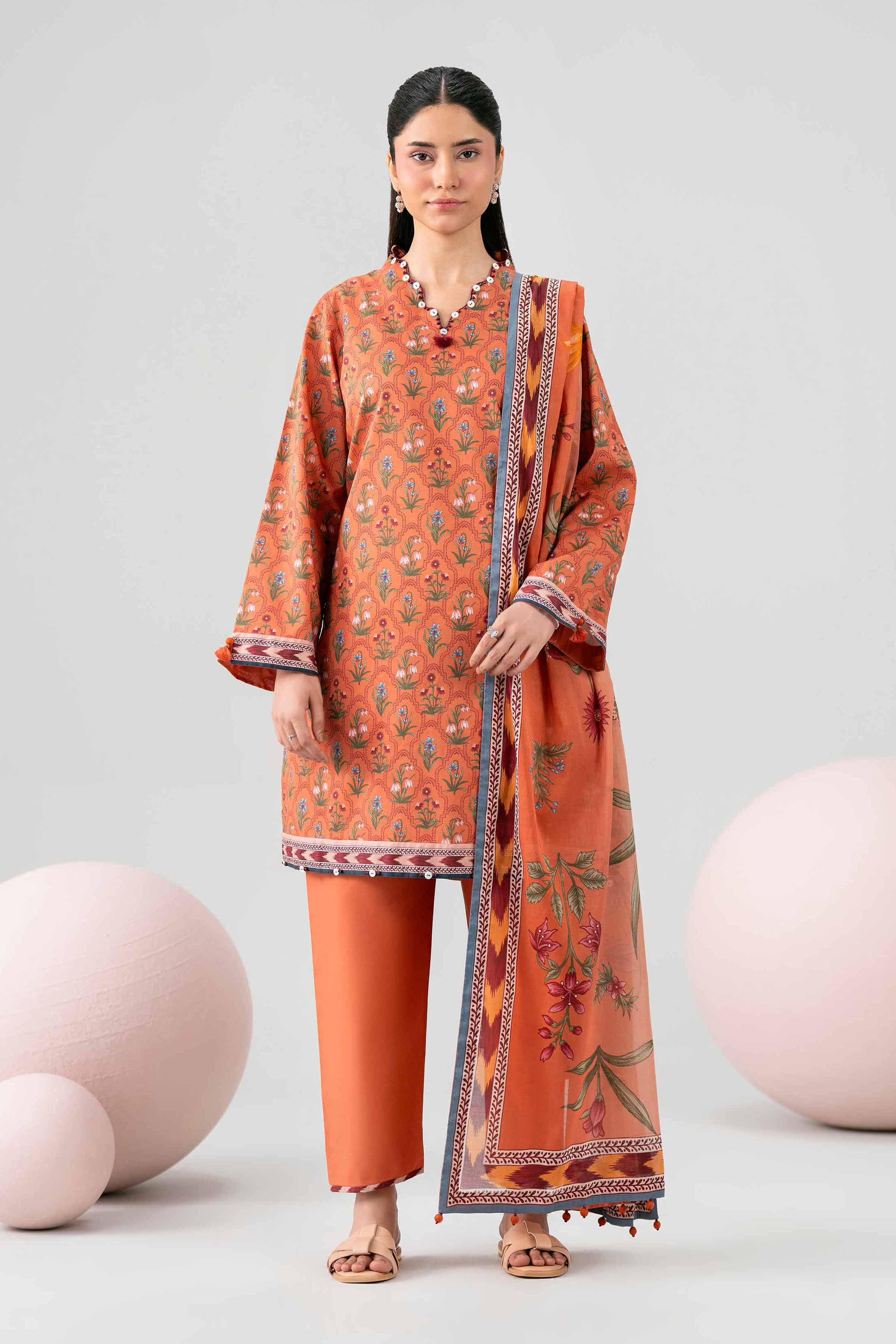 3 Piece - Printed Loose Fabric - 42602615