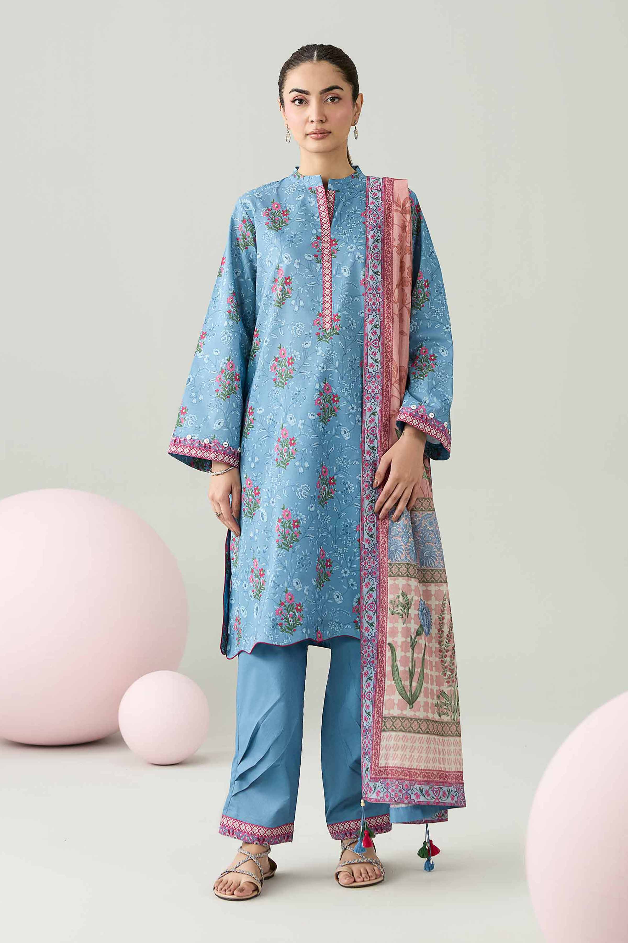 3 Piece - Printed Loose Fabric - 42602617