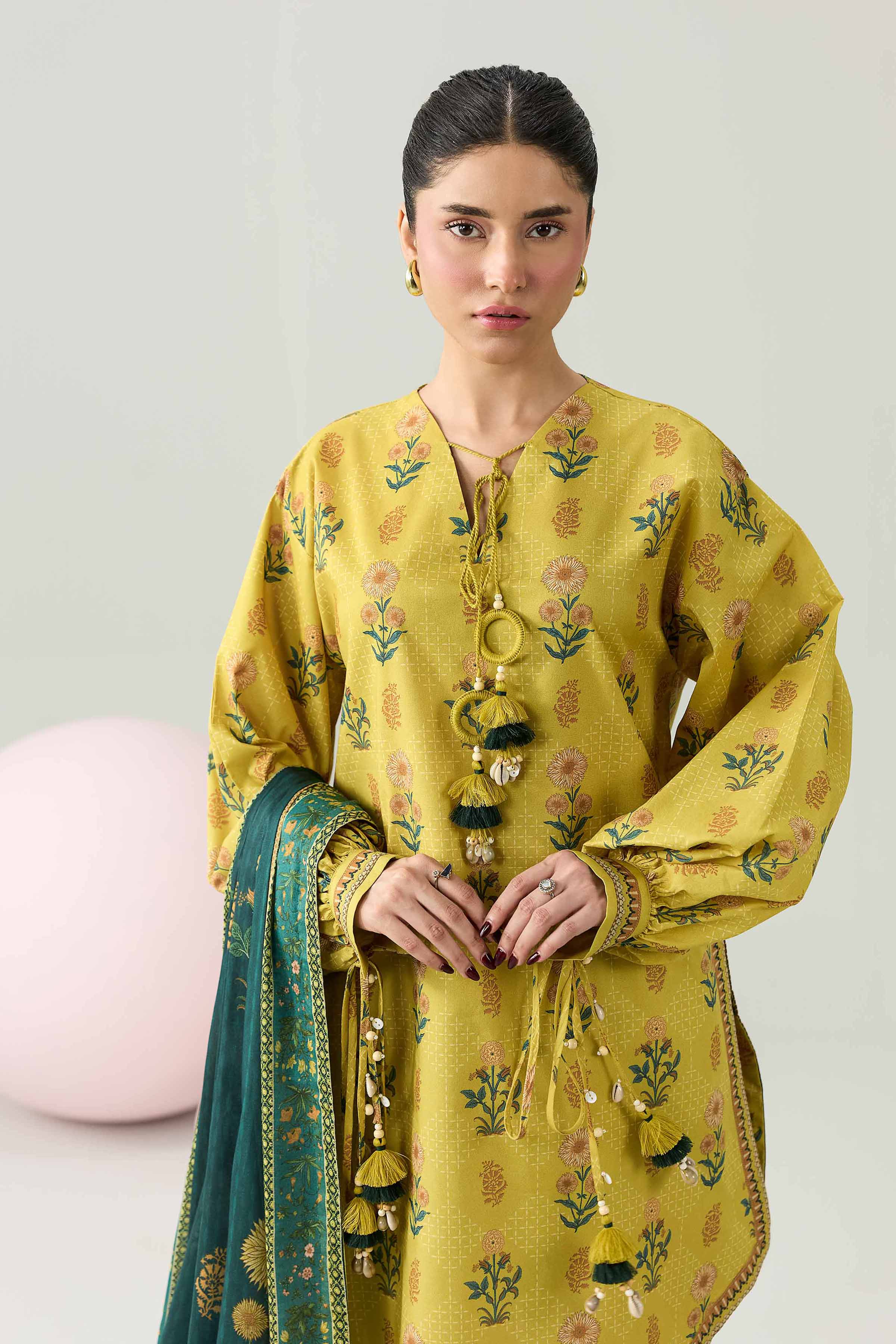 3 Piece - Printed Loose Fabric - 42602618