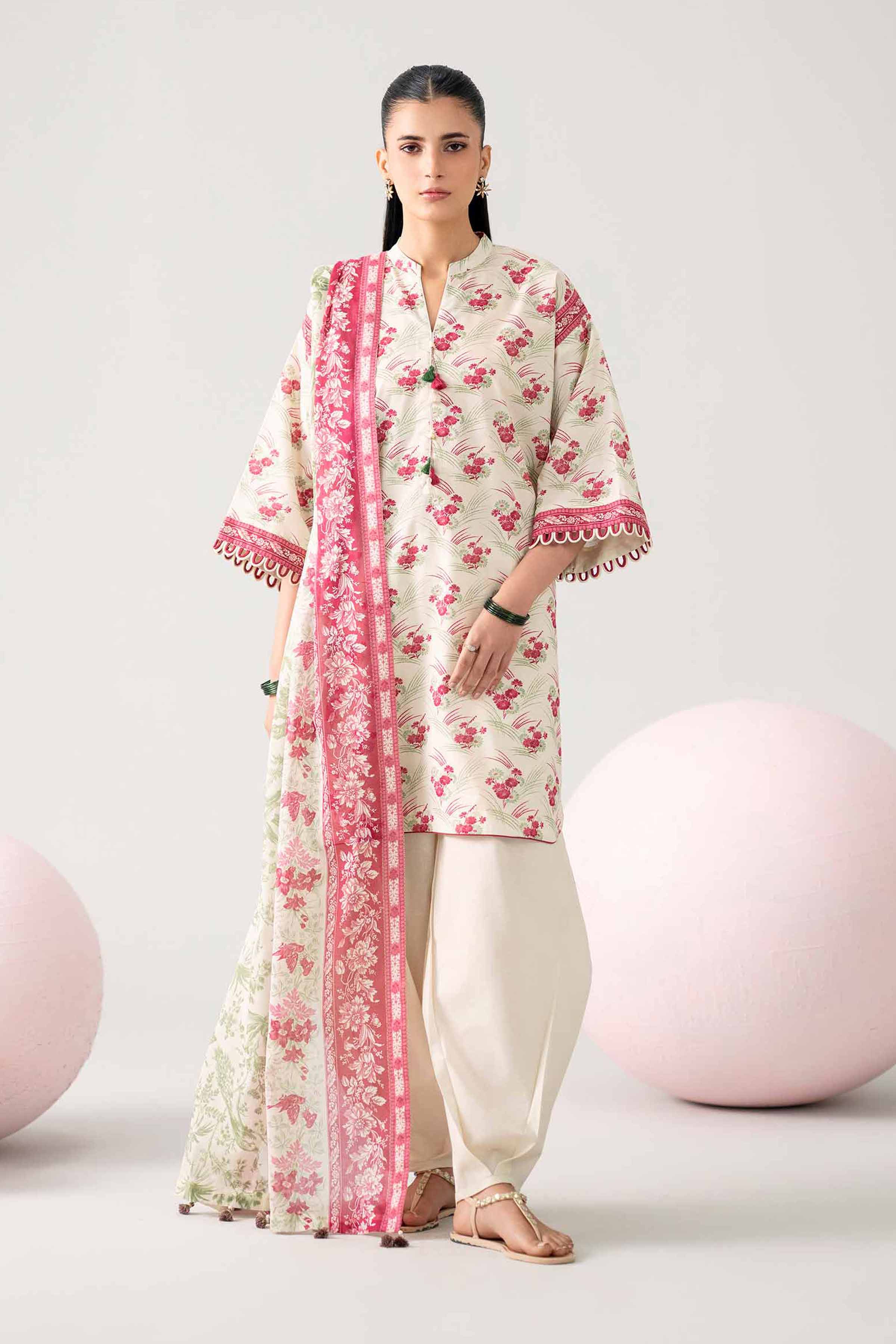 3 Piece - Printed Loose Fabric - 42602619