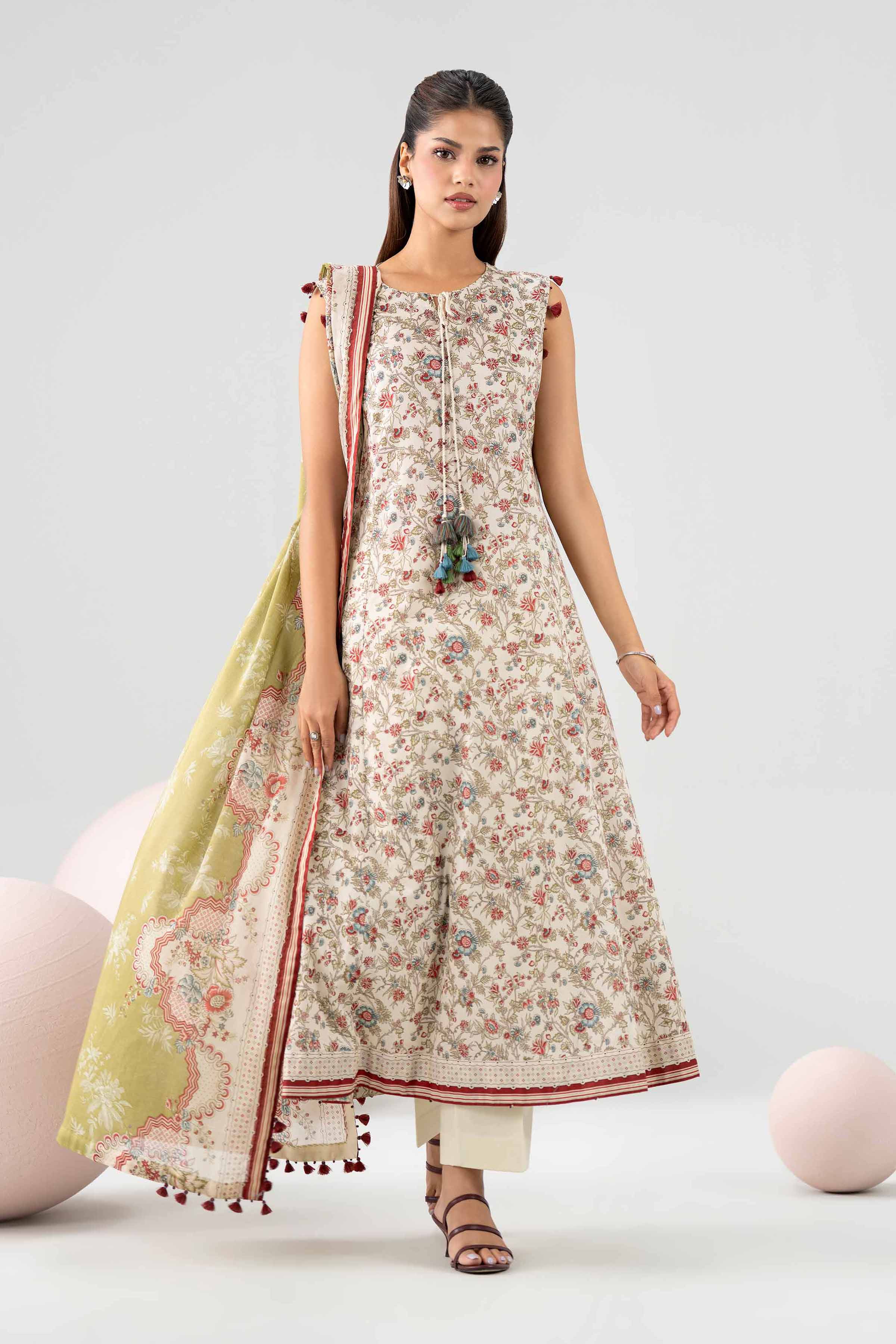 3 Piece - Printed Loose Fabric - 42602628