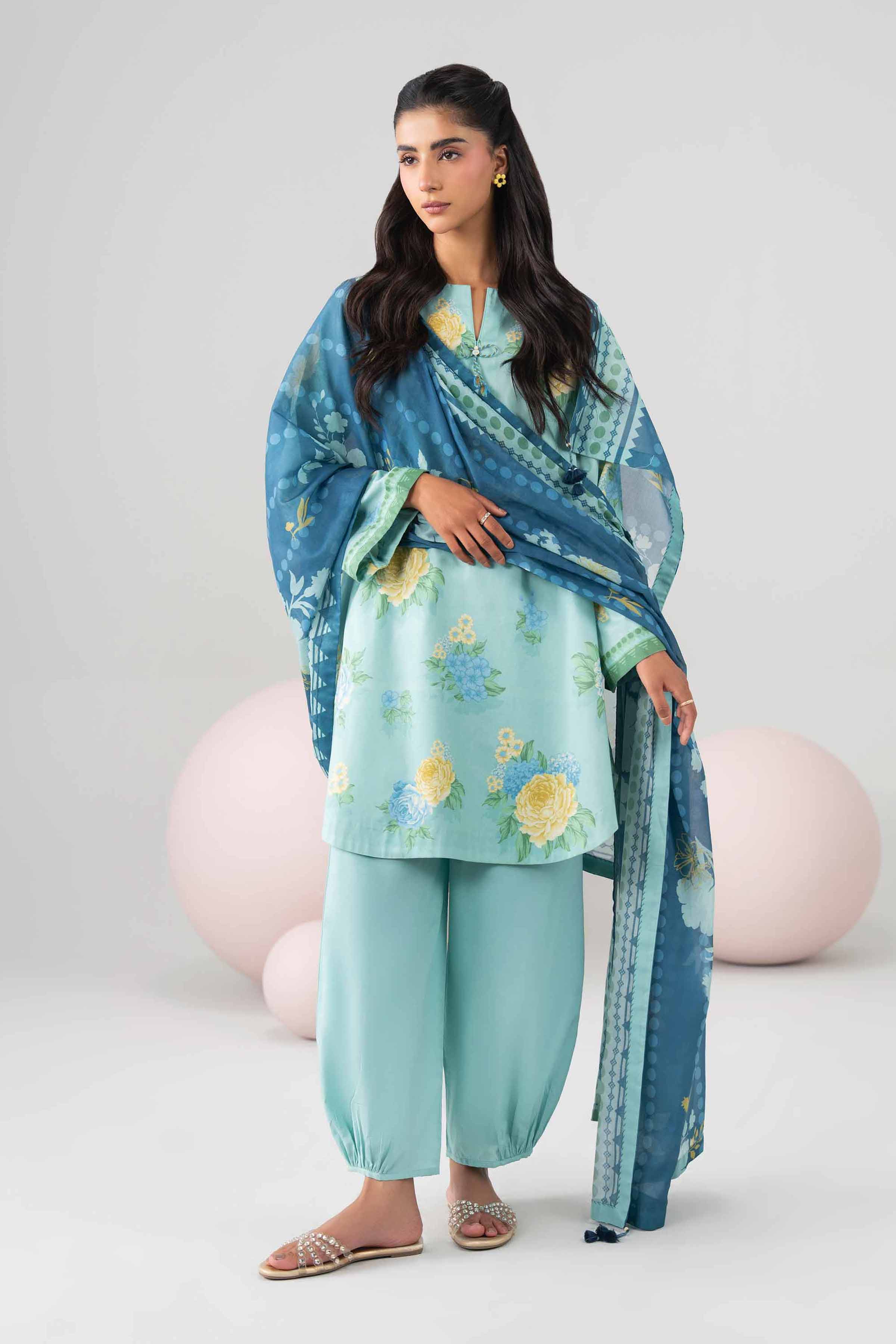3 Piece - Printed Loose Fabric - 42602631