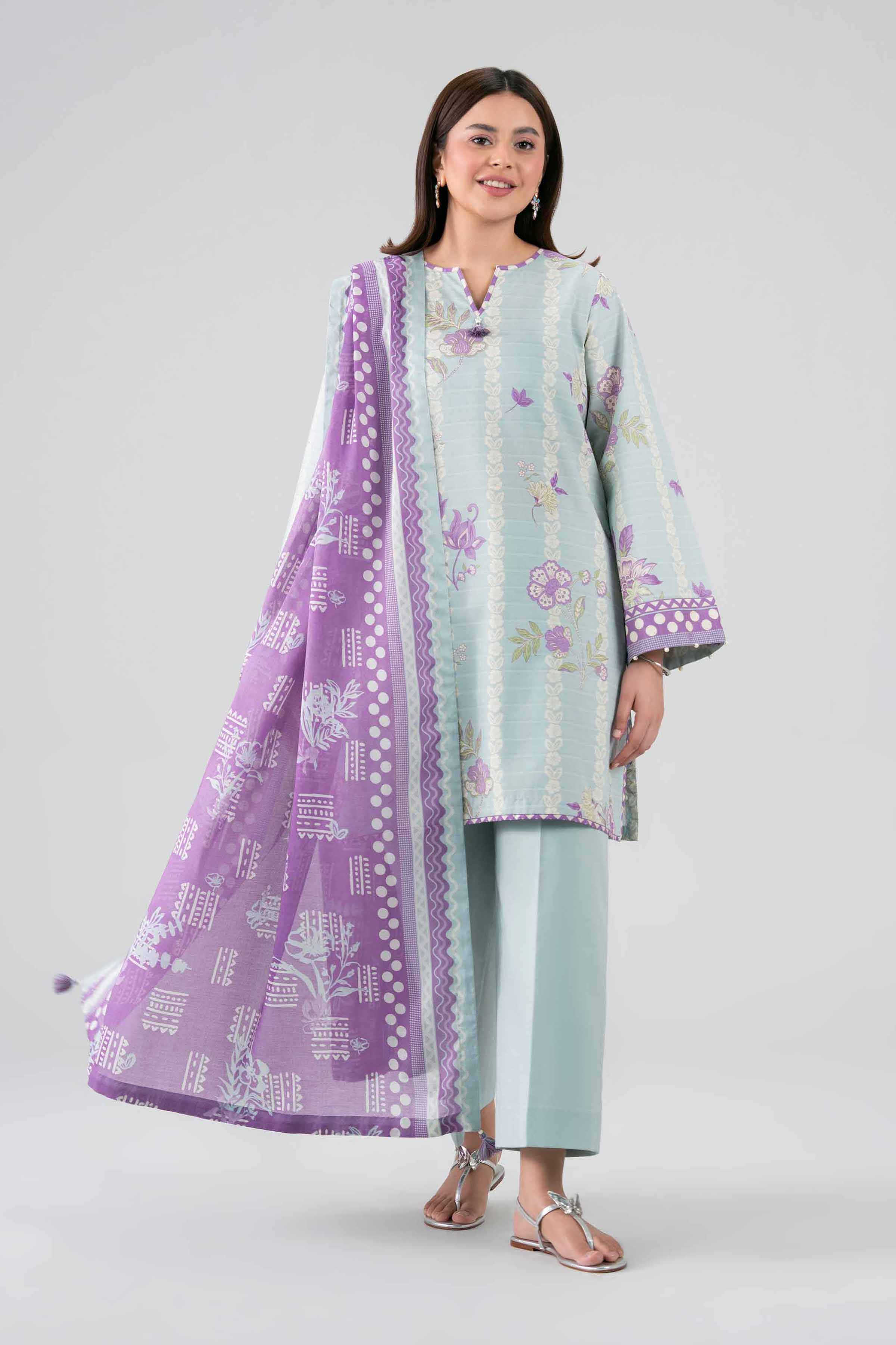 3 Piece - Printed Loose Fabric - 42602634