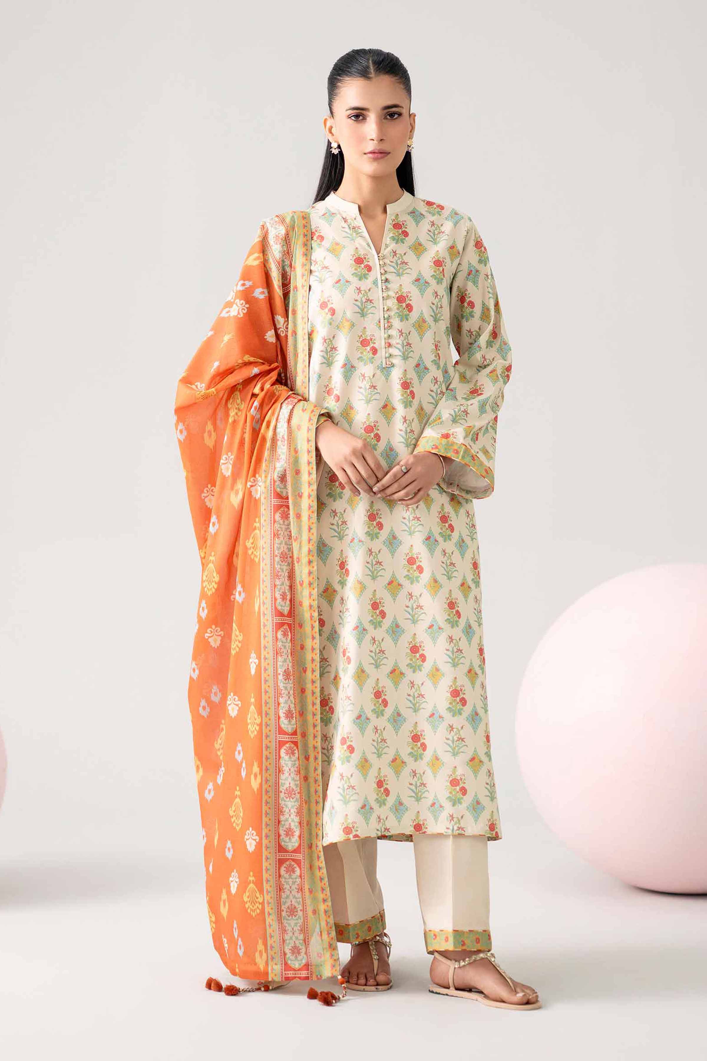 3 Piece - Printed Loose Fabric - 42602635