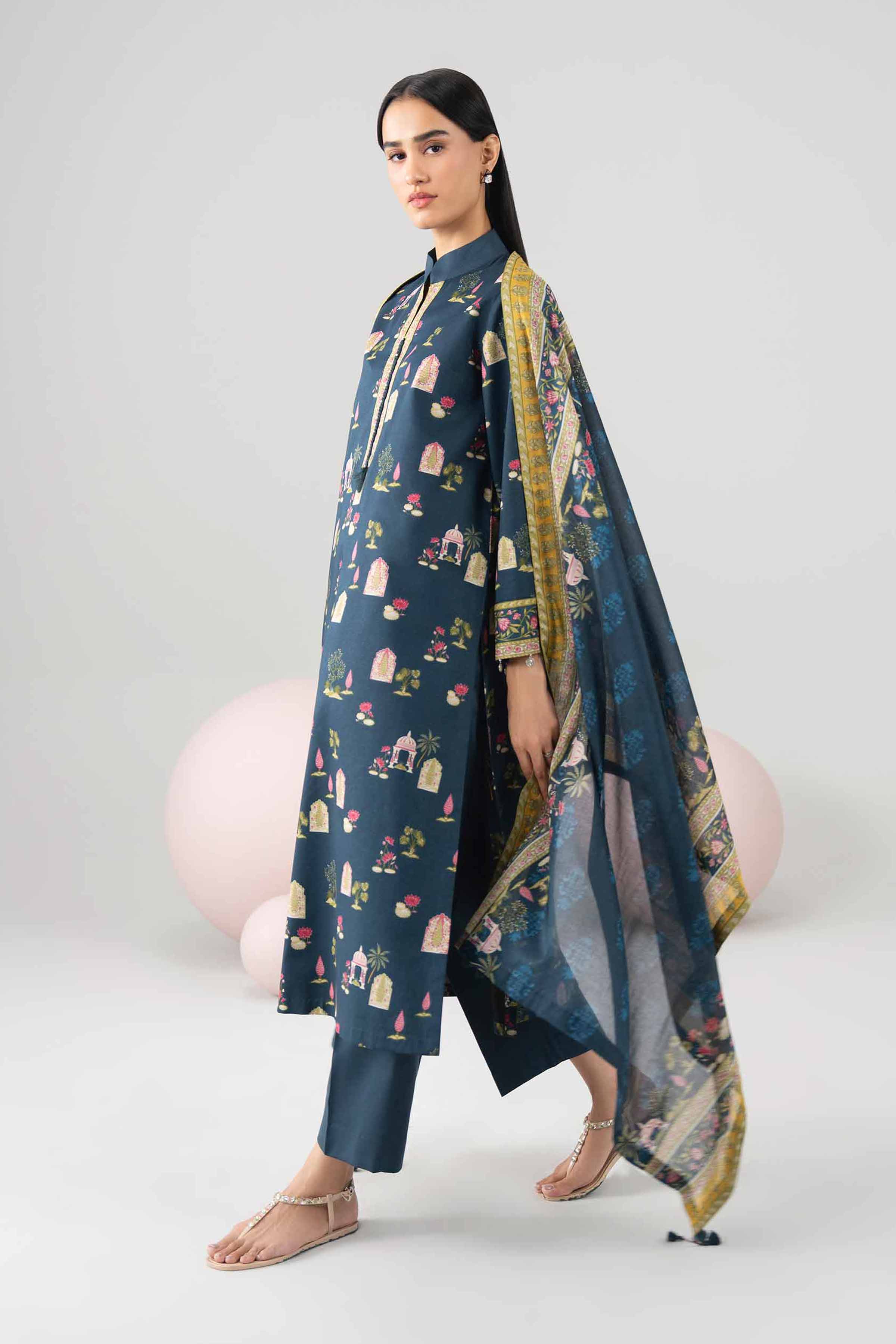 3 Piece - Printed Loose Fabric - 42602636