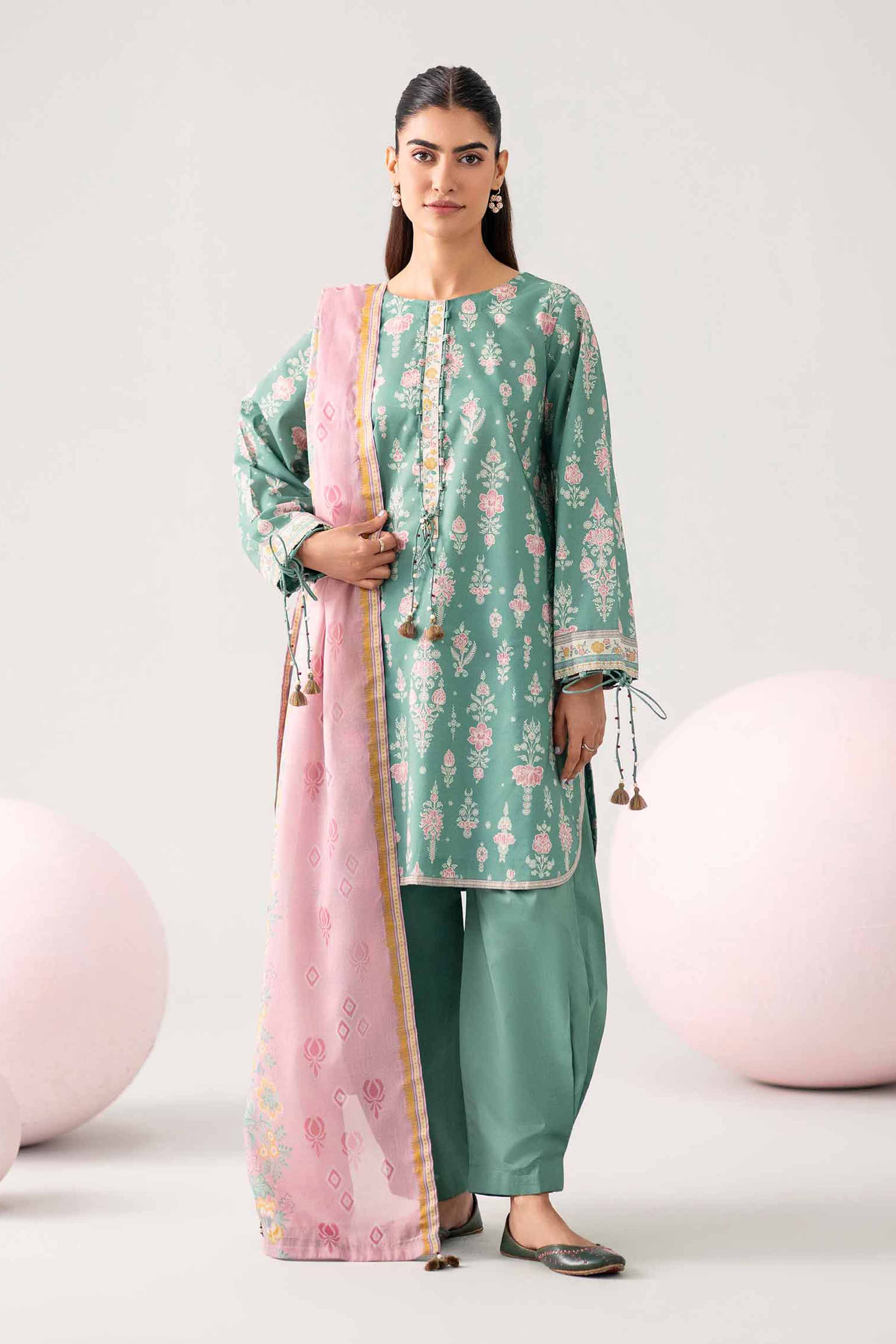 3 Piece - Printed Loose Fabric - 42602637