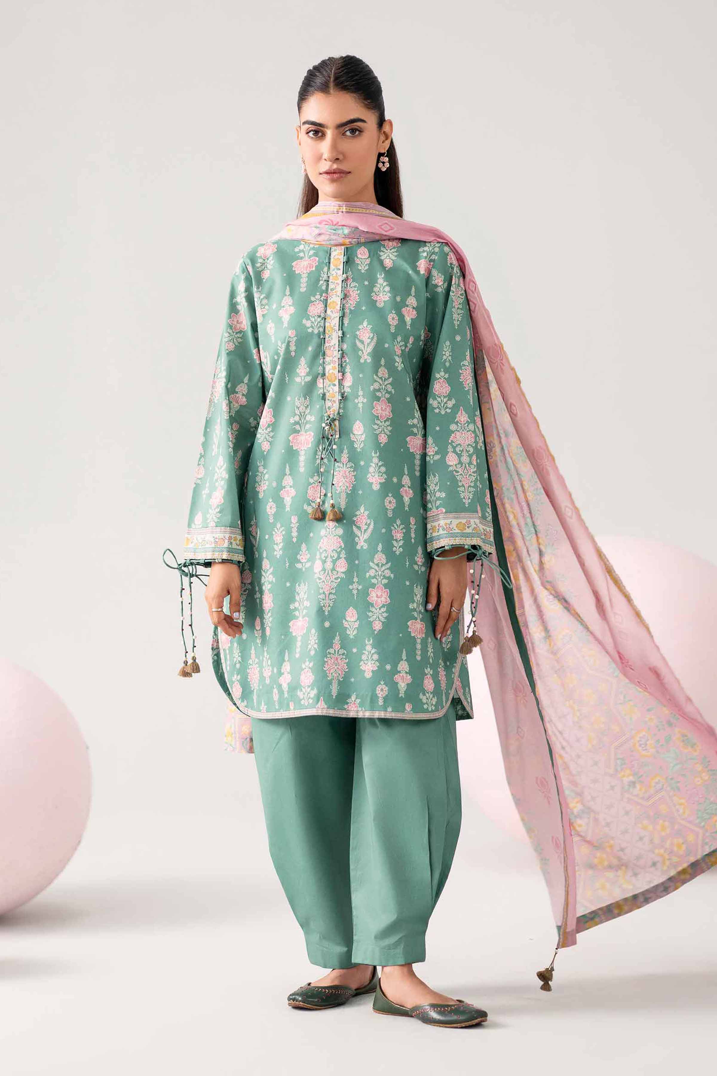 3 Piece - Printed Loose Fabric - 42602637