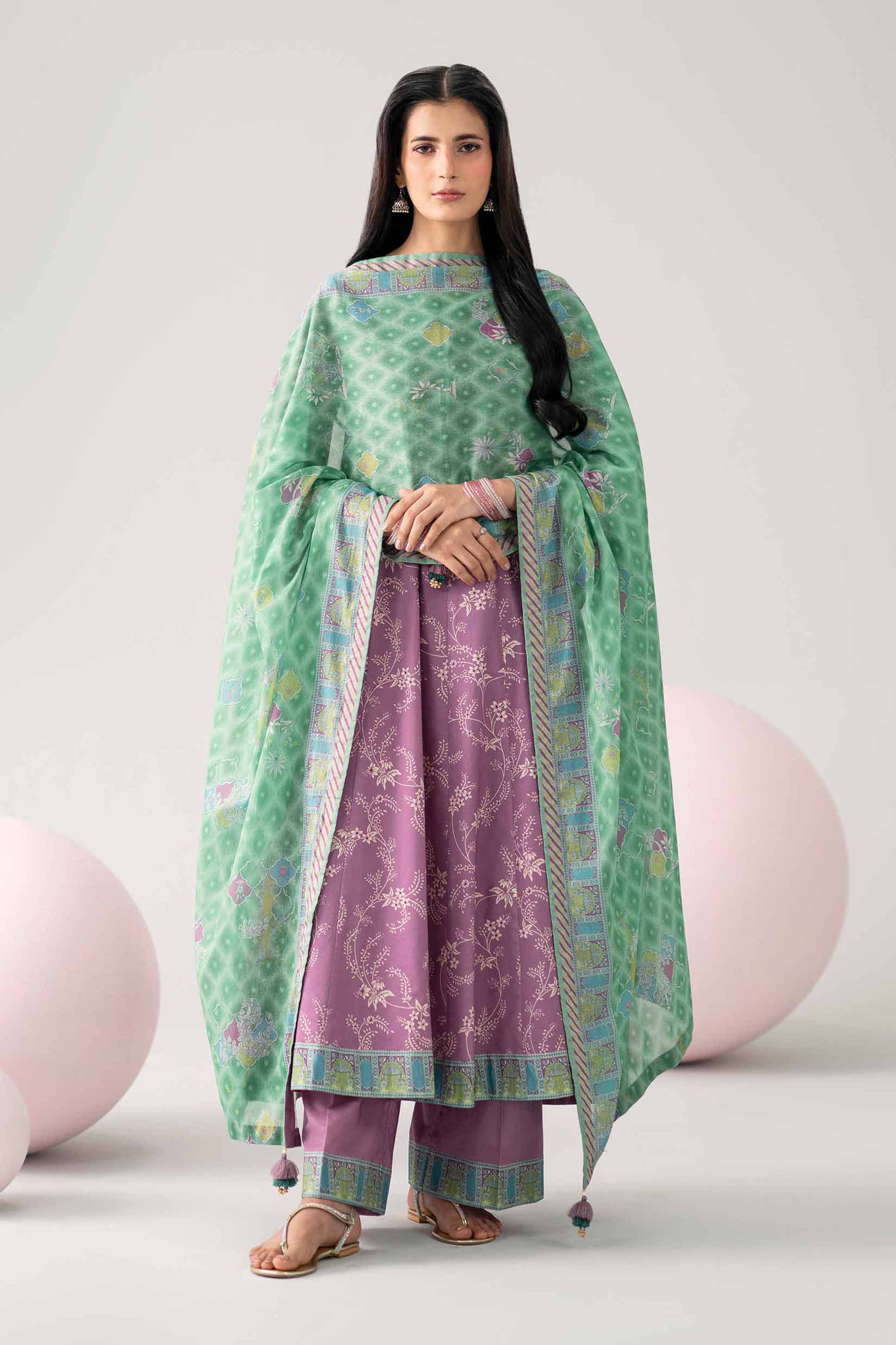 3 Piece - Printed Loose Fabric - 42602638