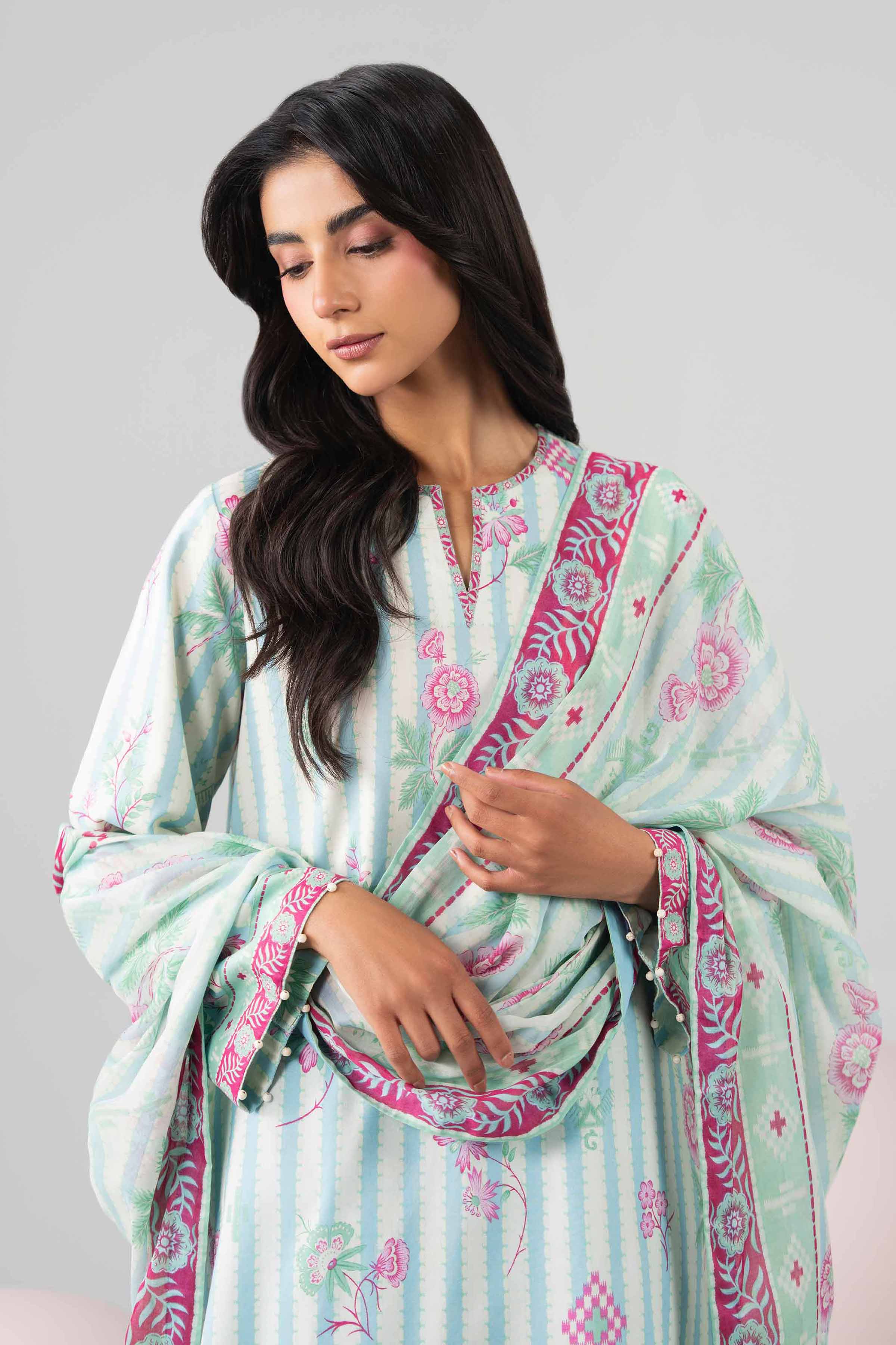3 Piece - Printed Loose Fabric - 42602641