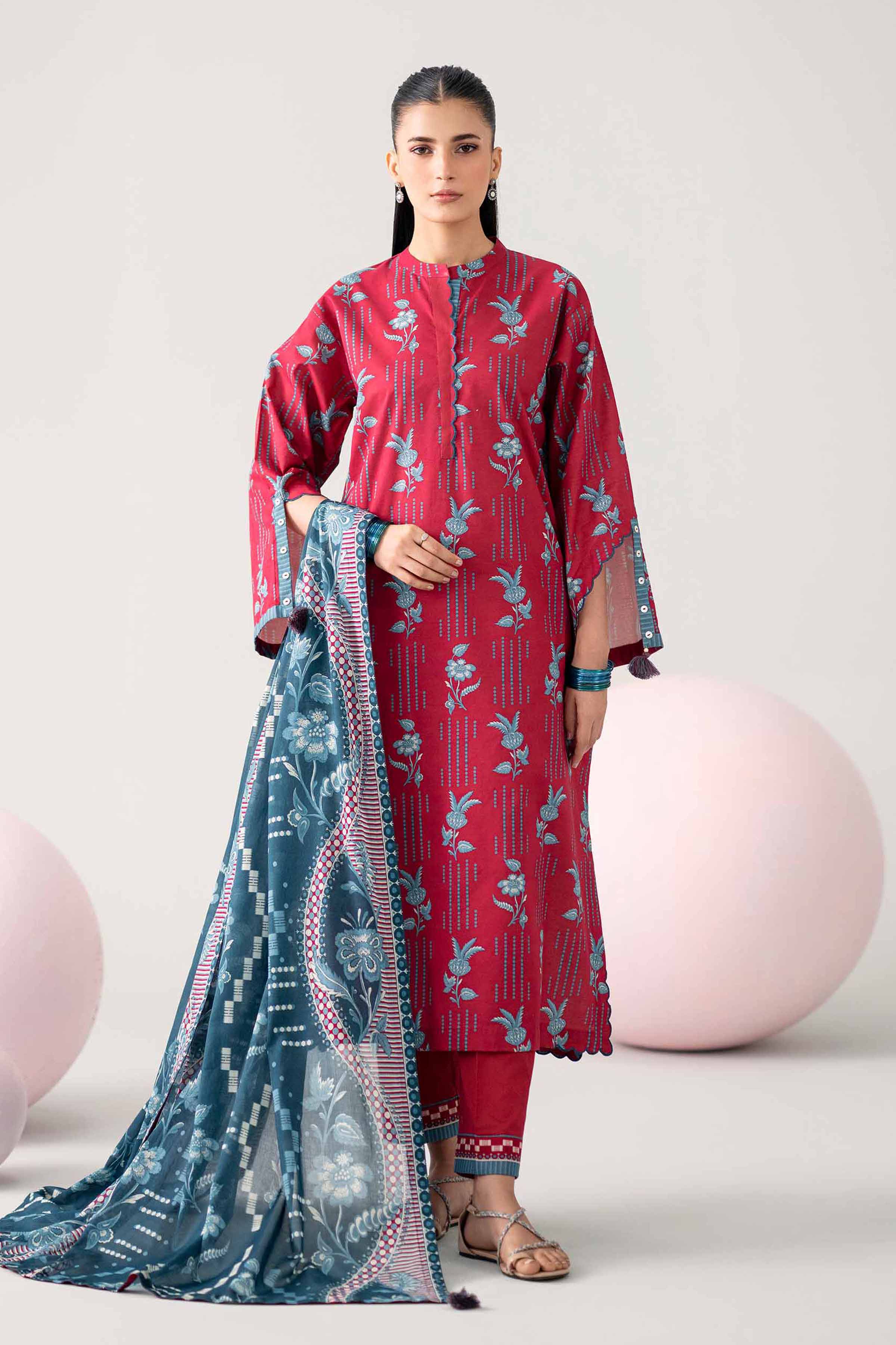 3 Piece - Printed Loose Fabric - 42602642