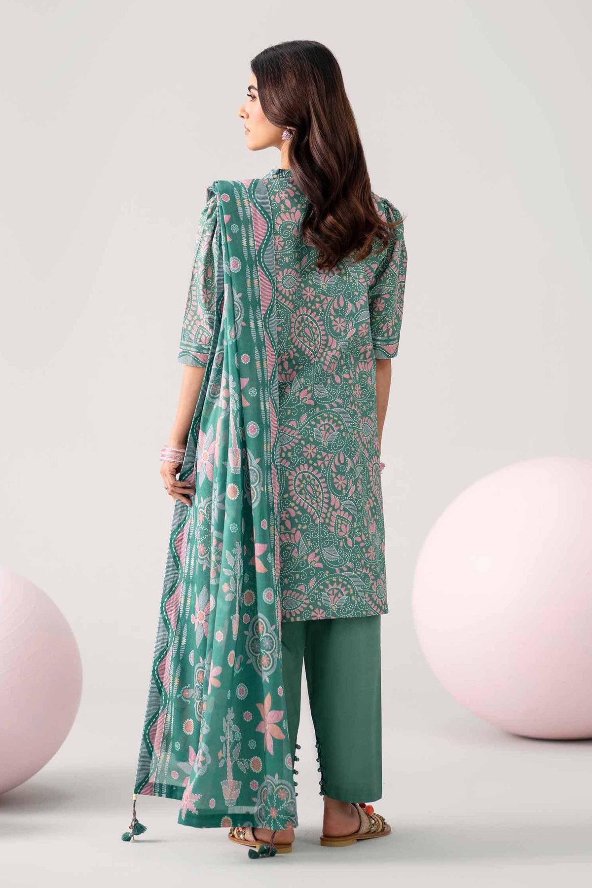 3 Piece - Printed Loose Fabric - 42602643