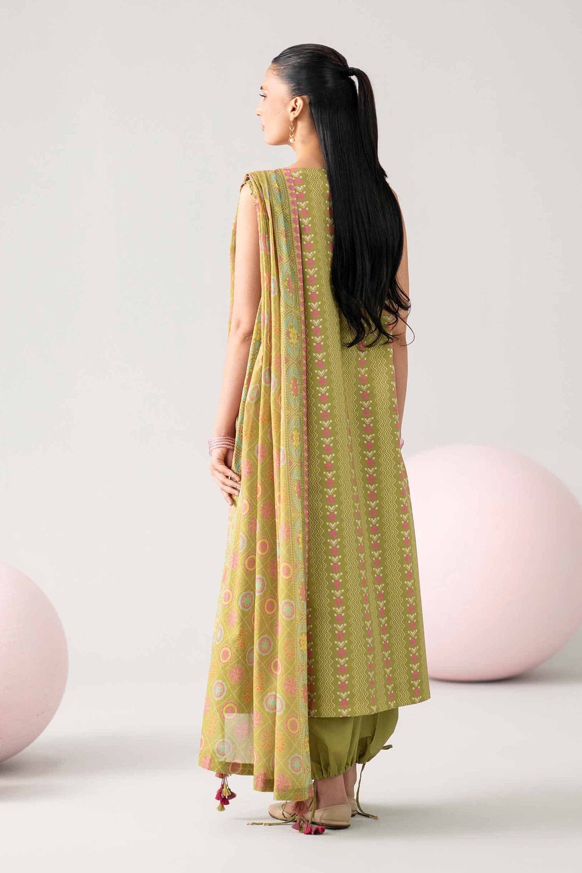 3 Piece - Printed Loose Fabric - 42602644