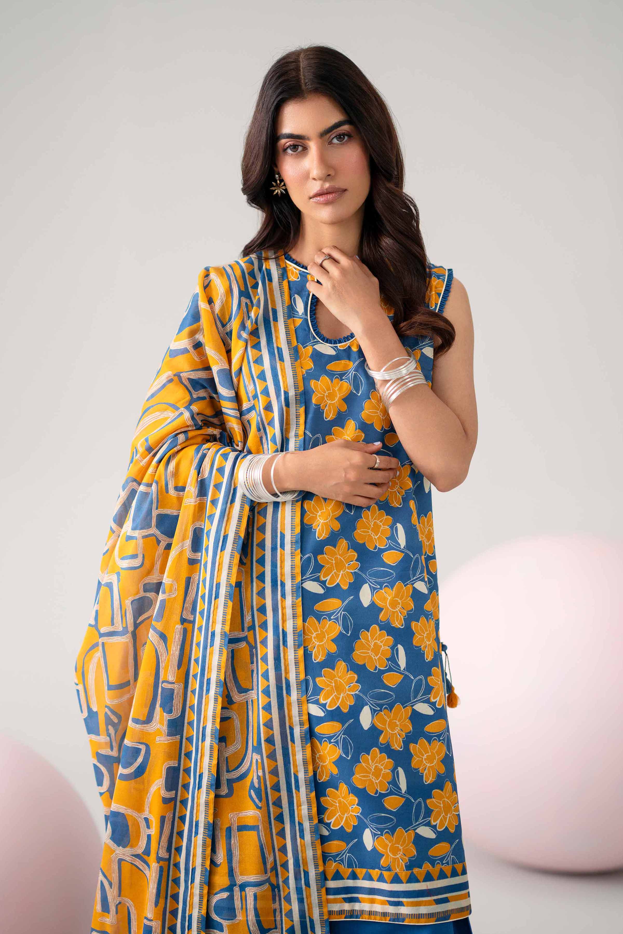 3 Piece - Printed Loose Fabric - 42602646