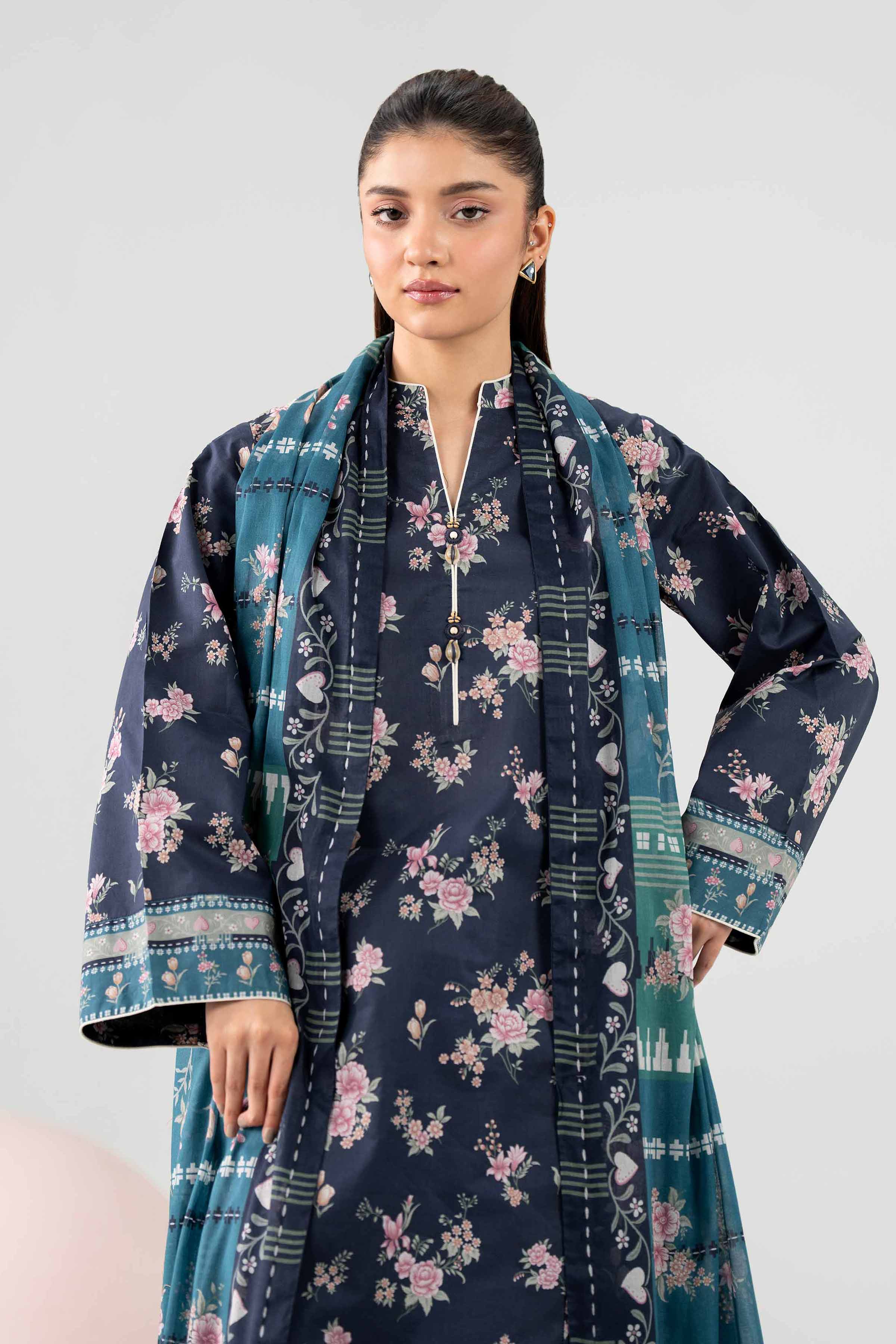 3 Piece - Printed Loose Fabric - 42602647