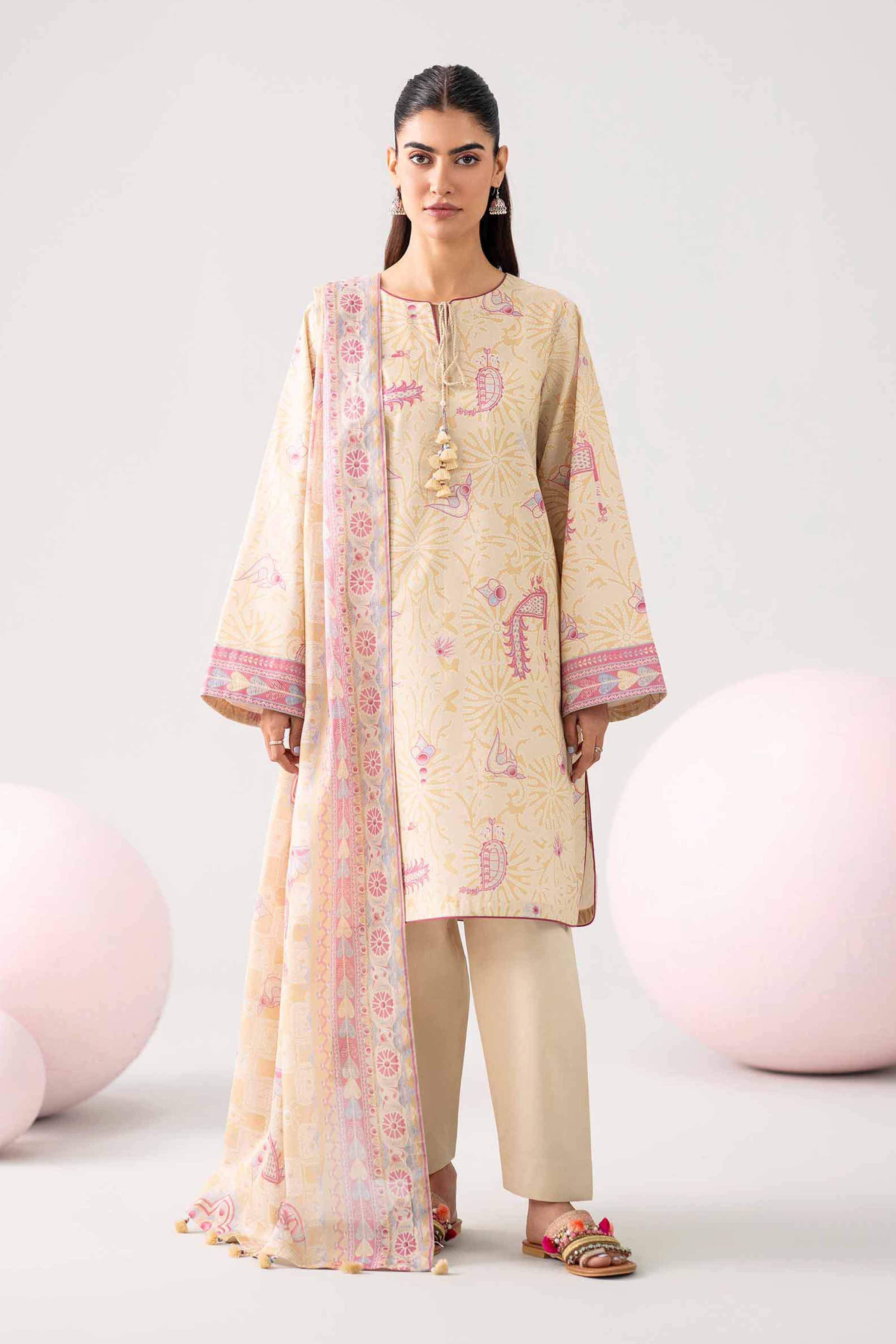 3 Piece - Printed Loose Fabric - 42602650