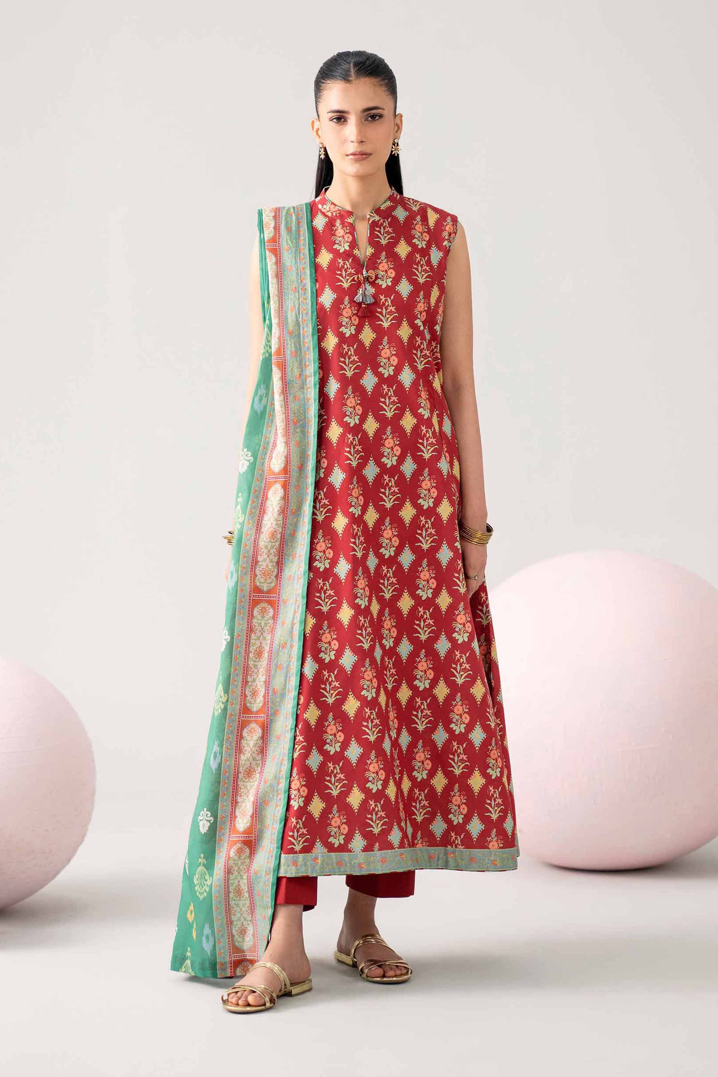 3 Piece - Printed Loose Fabric - 42602652