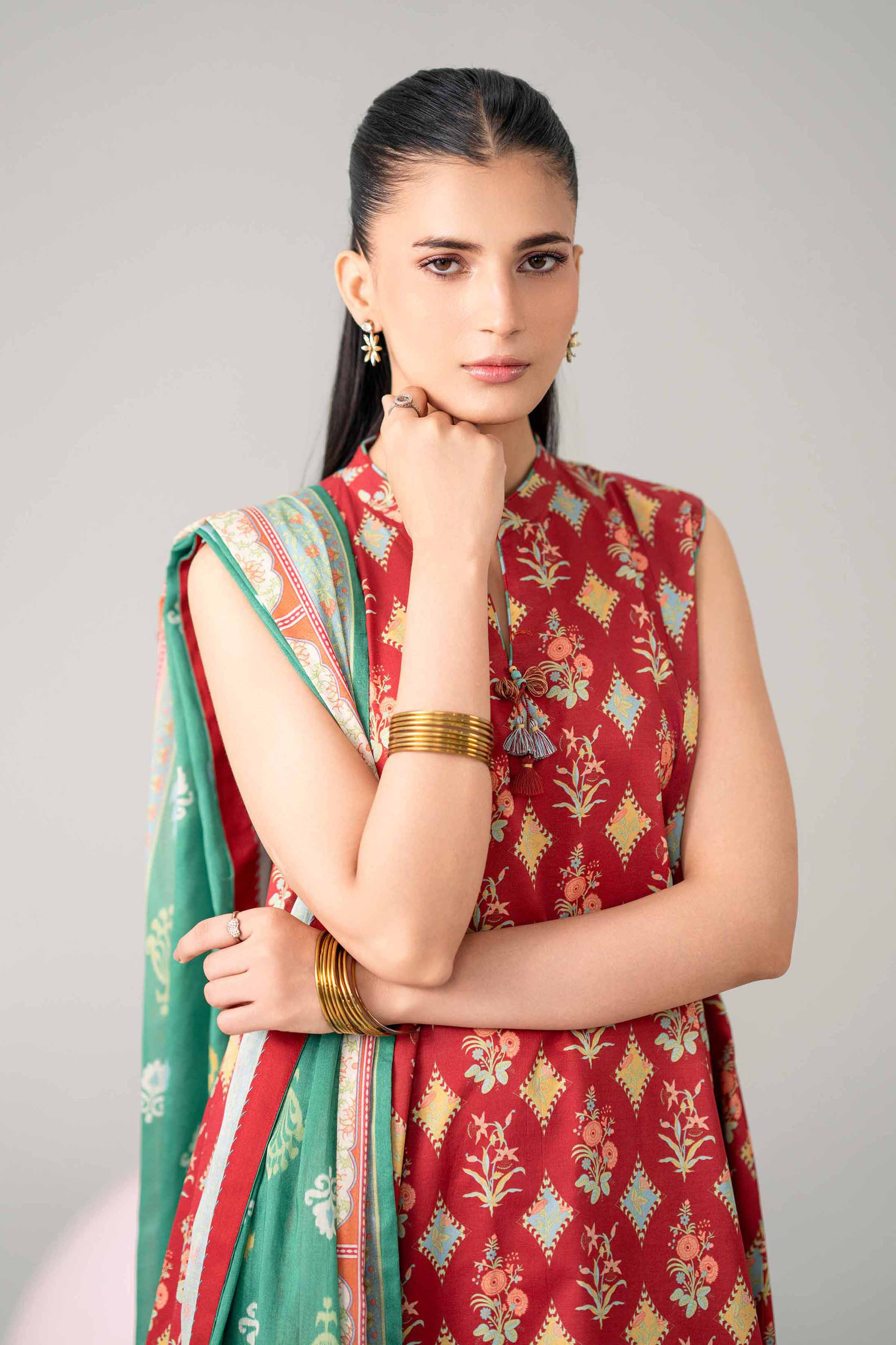 3 Piece - Printed Loose Fabric - 42602652