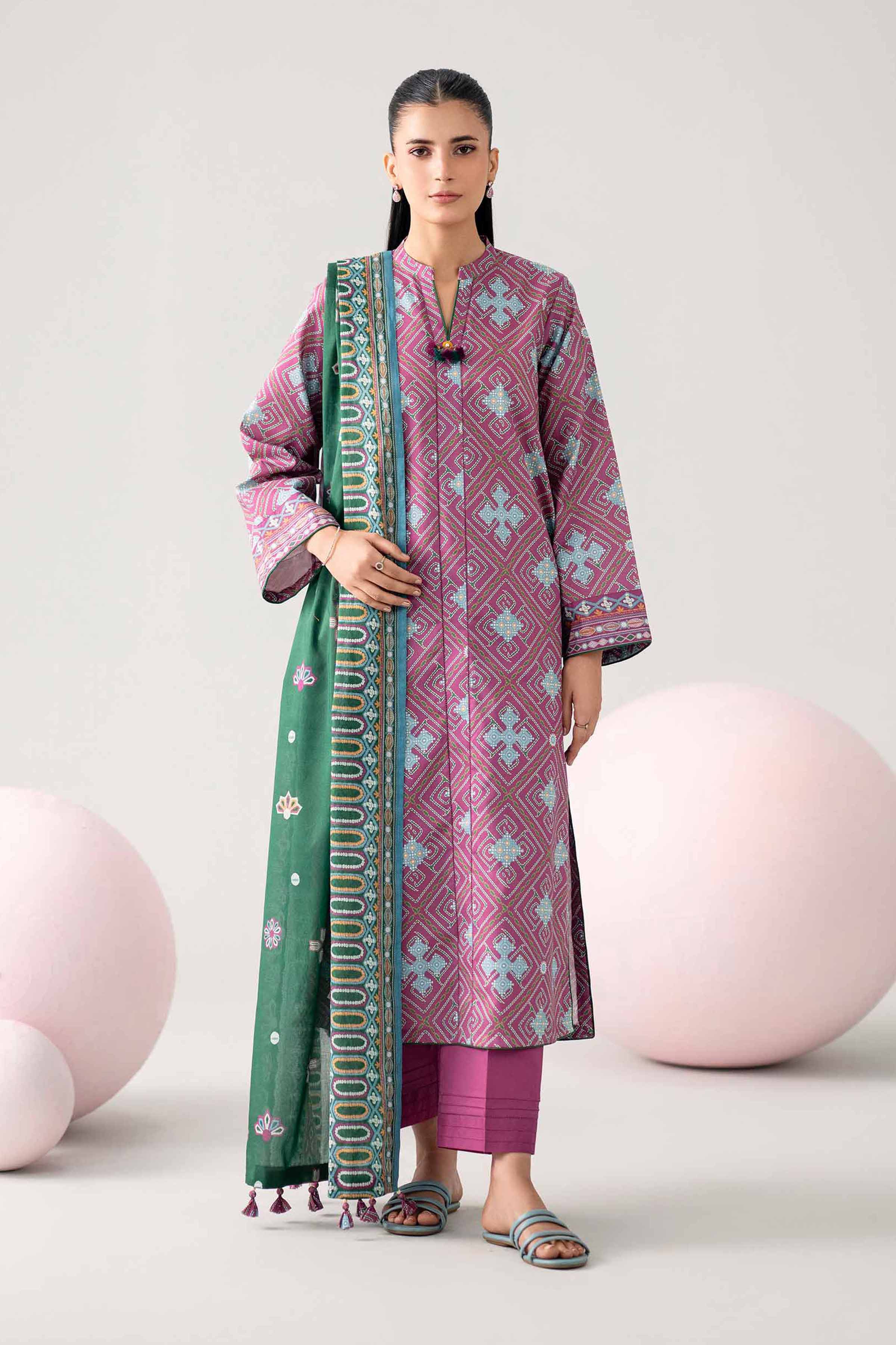3 Piece - Printed Loose Fabric - 42602653
