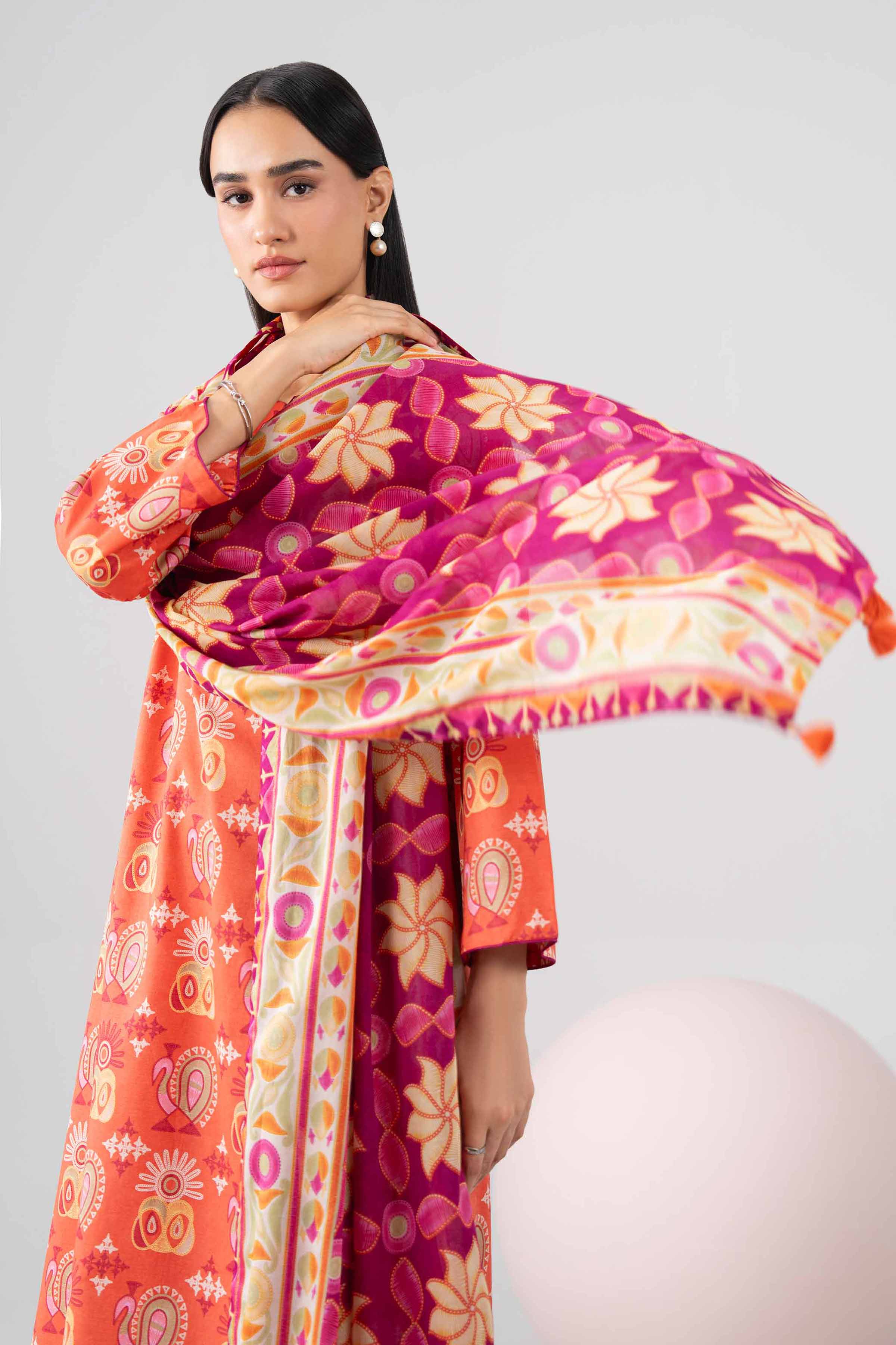 3 Piece - Printed Loose Fabric - 42602654