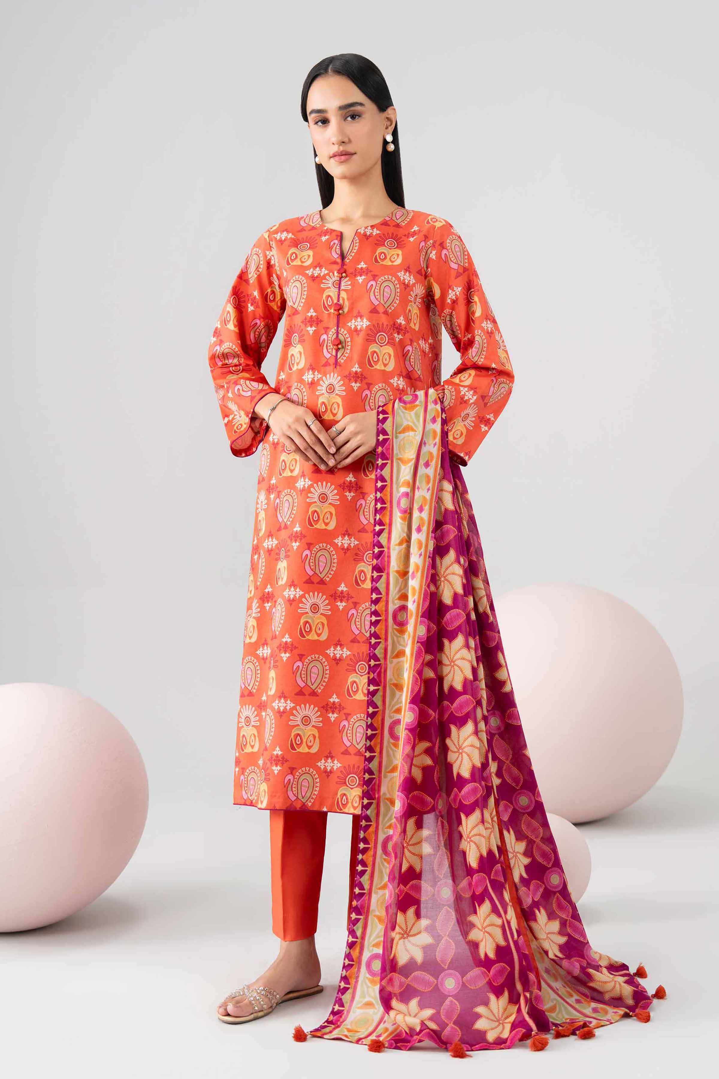 3 Piece - Printed Loose Fabric - 42602654
