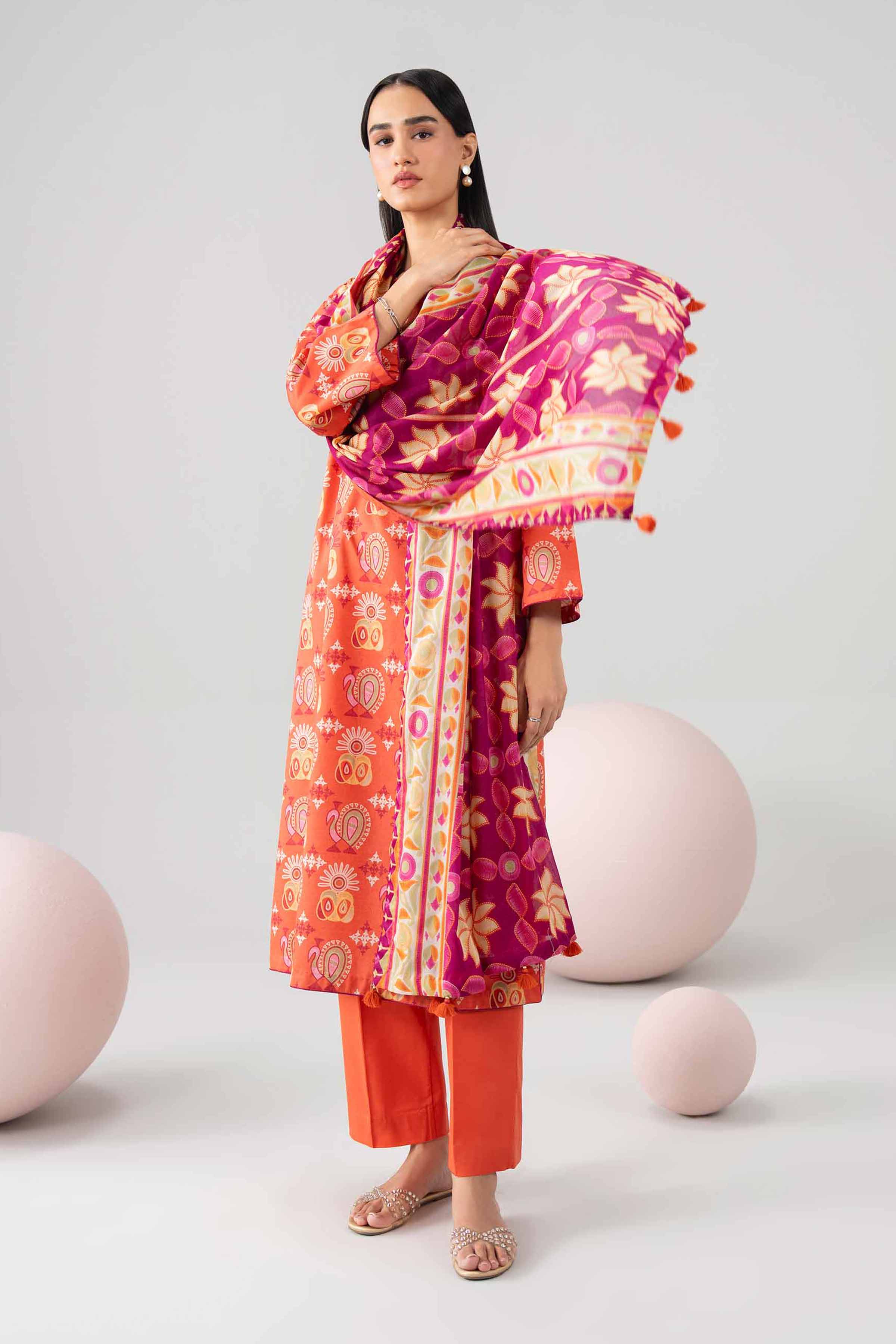 3 Piece - Printed Loose Fabric - 42602654